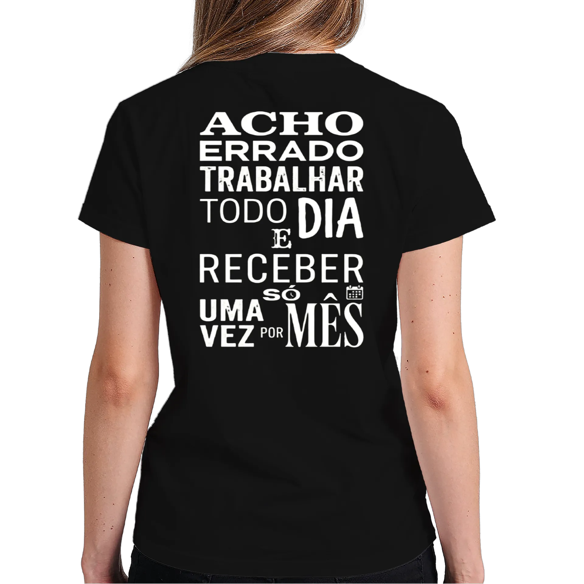 Camiseta Tipográfica ACHO ERRADO 100% Algodão - Imagem 6