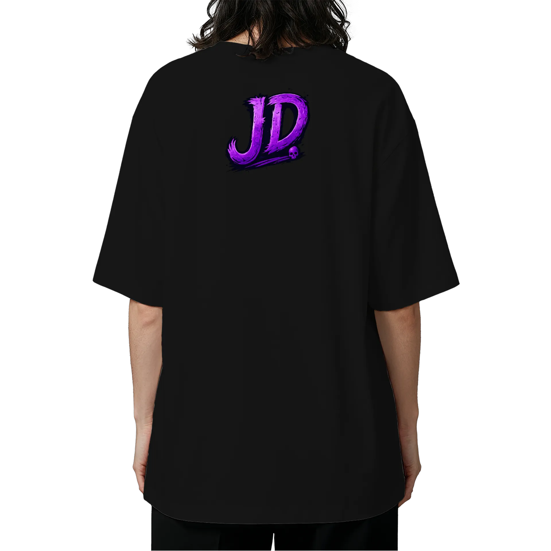 Camiseta Oversized Caveira Espectral Homem - Imagem 5