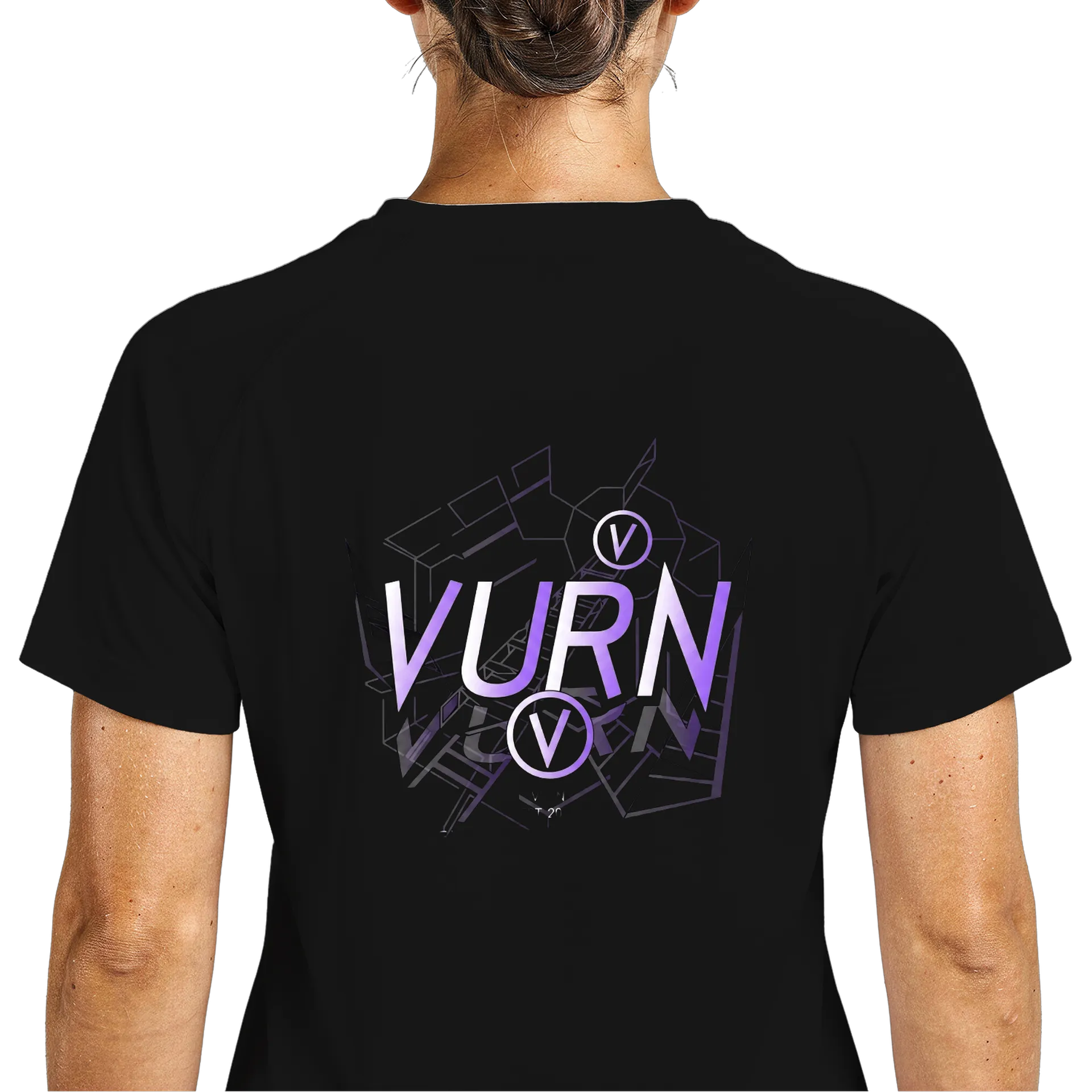 Camiseta Dry Fit Estampa VURN Tipográfica 100% Polyester - Imagem 5