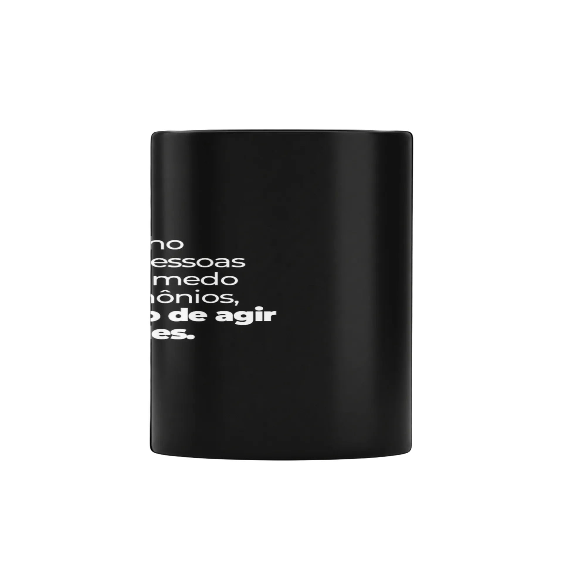Caneca Poesia Minimalista Branco 325ml - Imagem 3