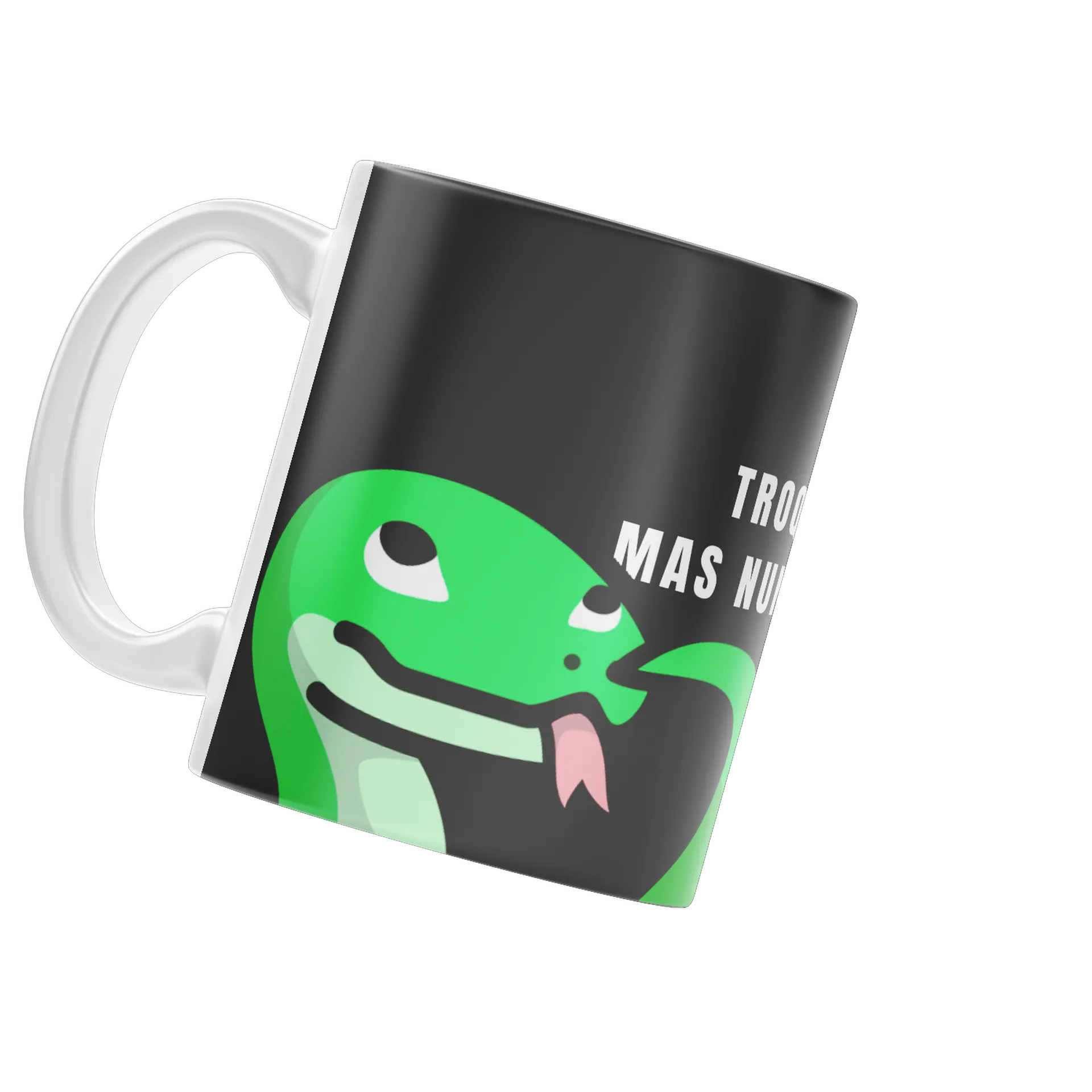 Caneca de alta qualidade , víbora em frase motivacional. - Imagem 3
