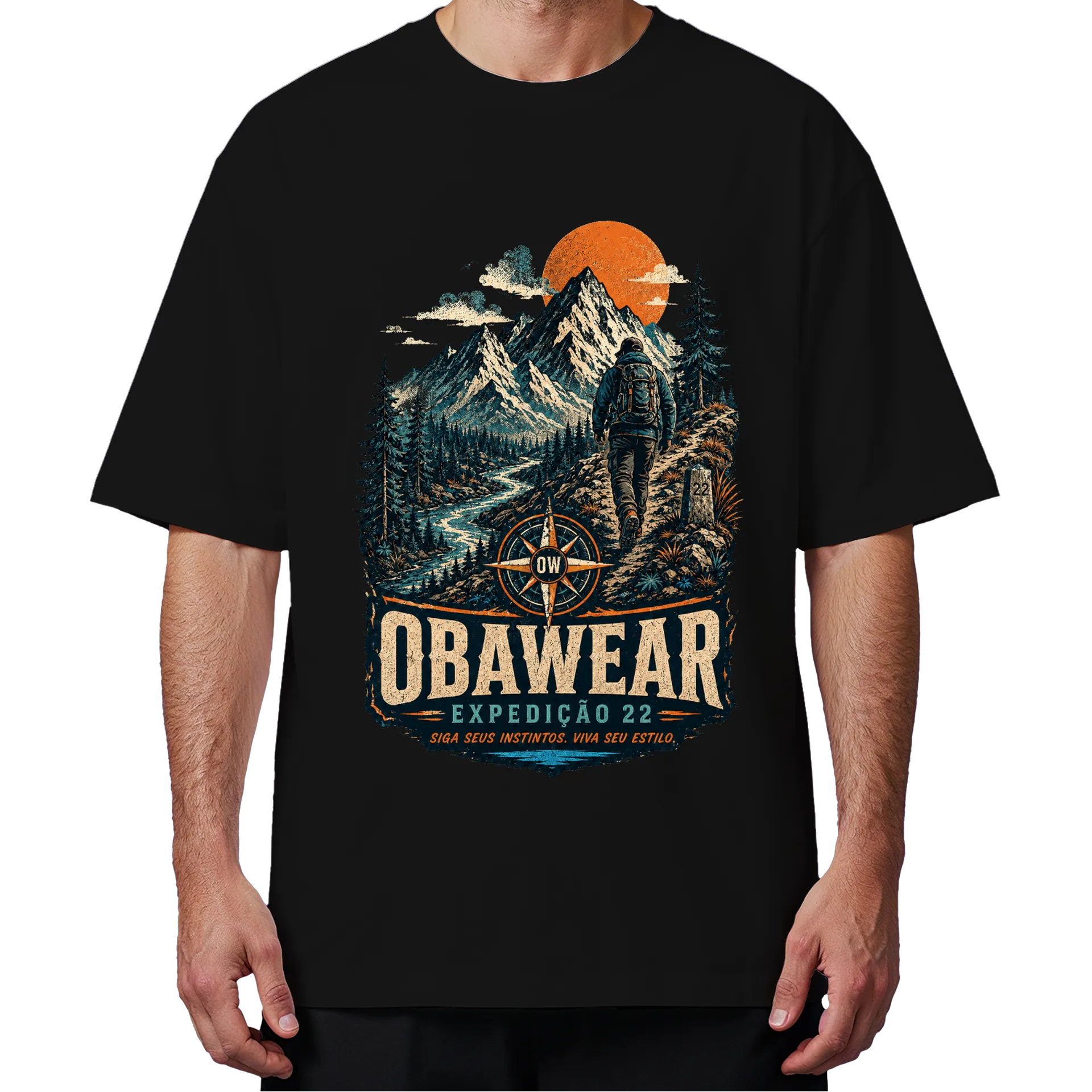 Camiseta Oversized OBAWEAR Expedição  - Imagem 4