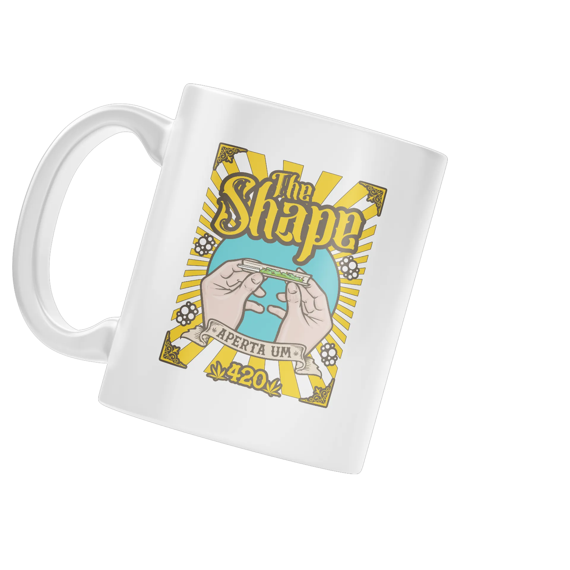 Caneca Porcelana Estampa The Shape 325ml - Imagem 3
