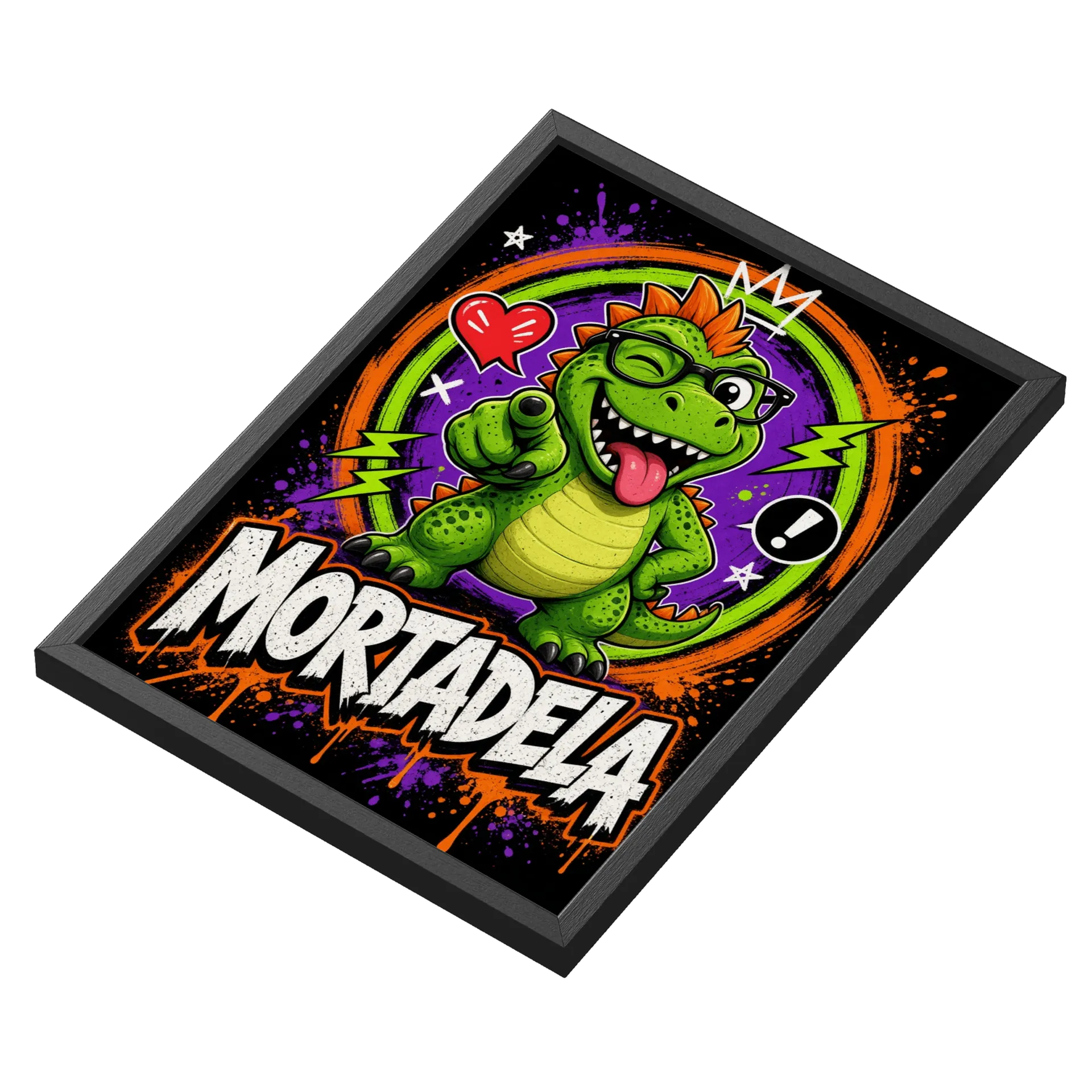 Quadro A3 mortadela personalizado Com Vidro de MortadelaCega — imagem 3 de 3
