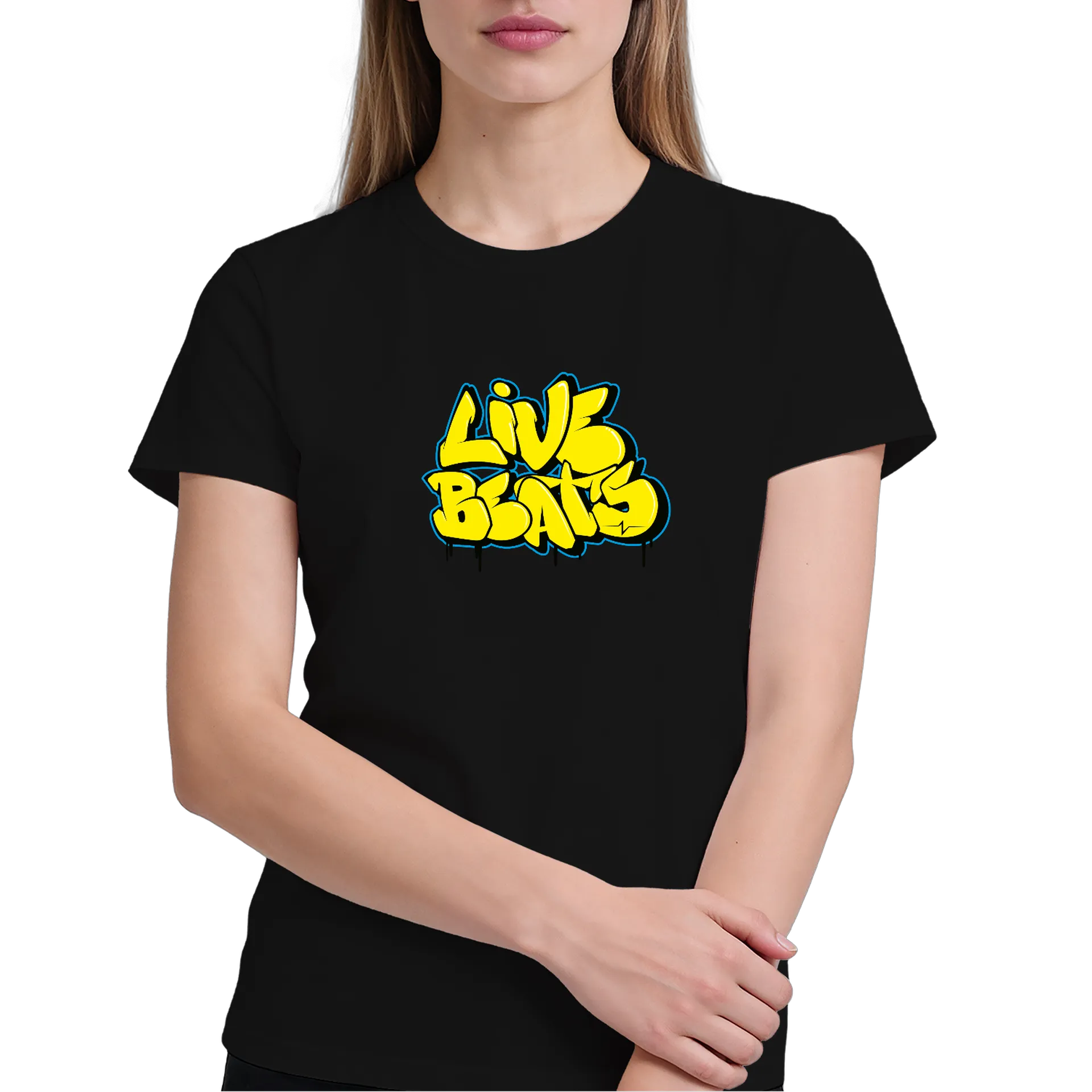 Camiseta Estampa Graffiti LiveBeats 100% Algodão de ZazaOne — imagem 3 de 6