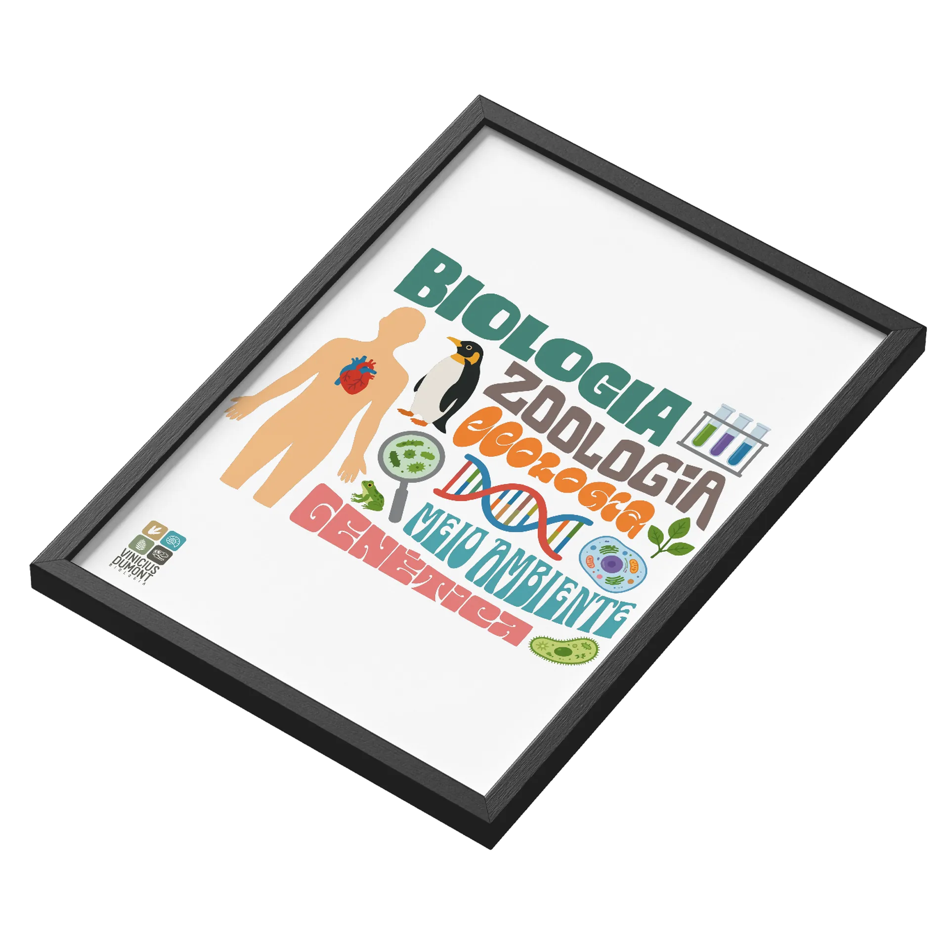 Quadro Biologia Zoologia Meio Ambiente A3 - Imagem 3
