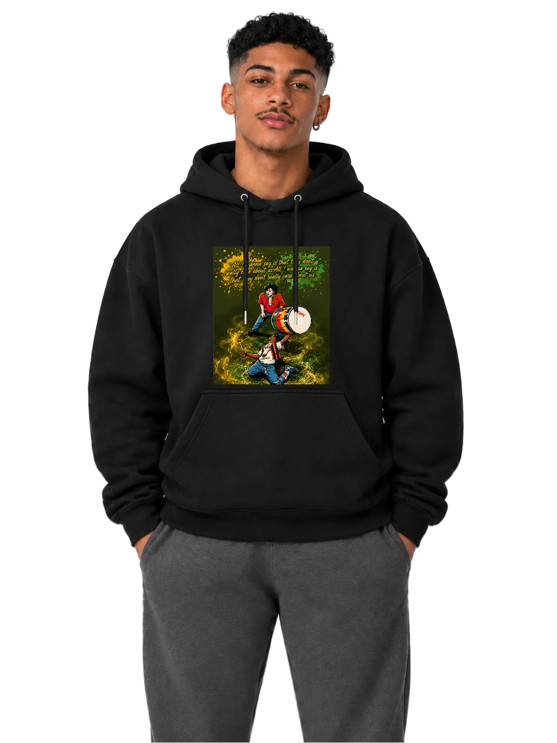 Blusa Moletom Canguru Gope com Estampa Cartoon e Frase em - Imagem 3