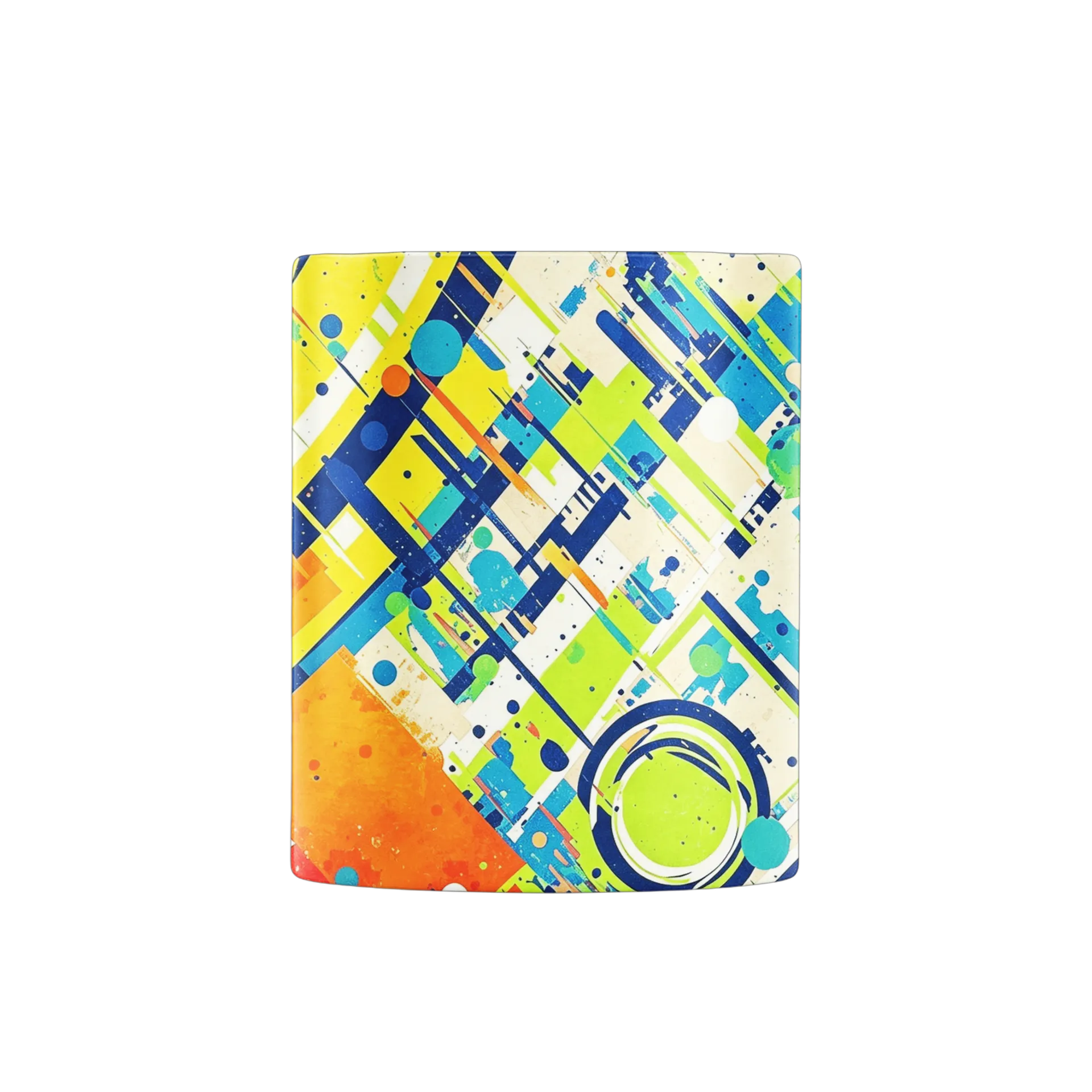 Caneca Estampa Abstrata Geométrica 325ml - Imagem 2