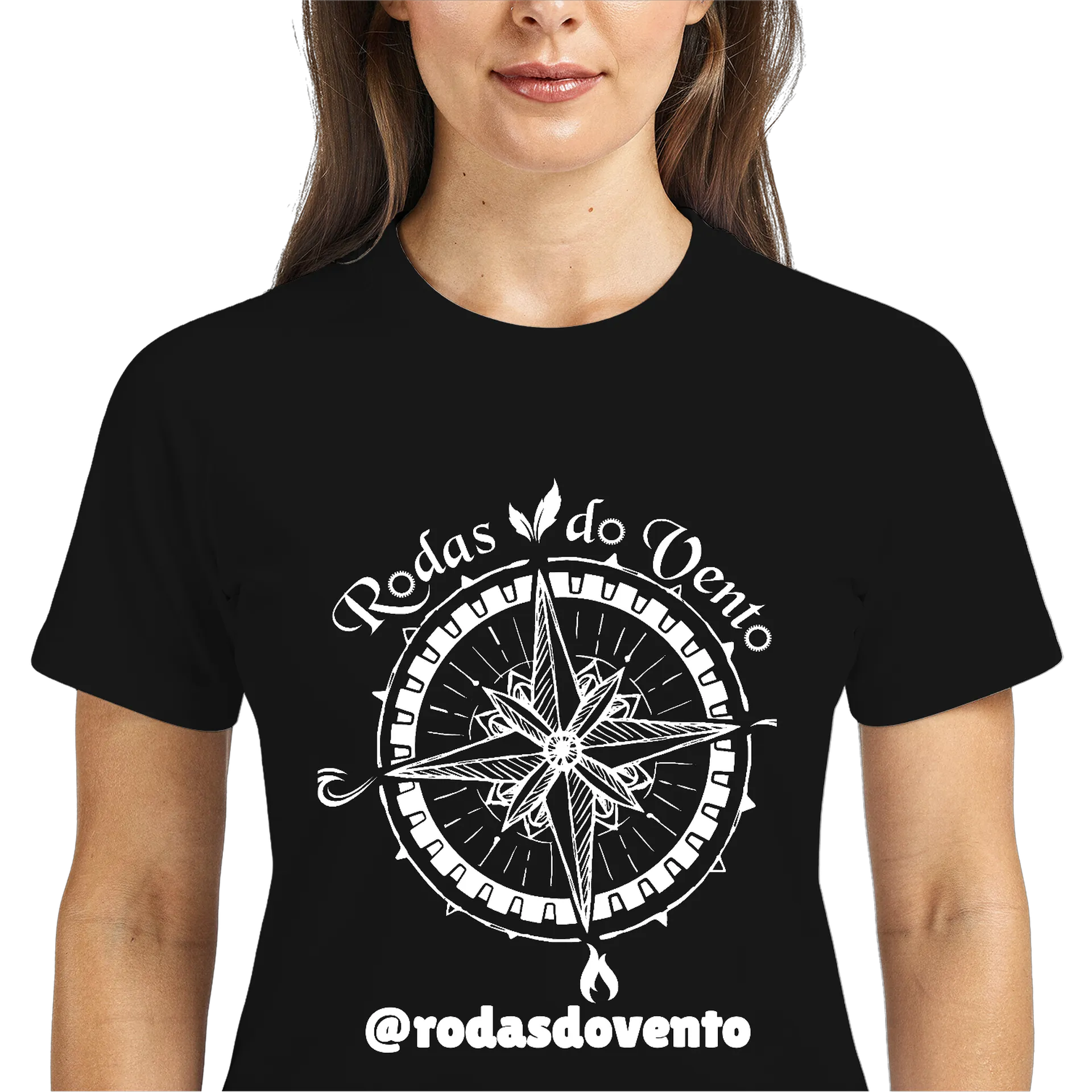Camiseta DryFit Rodas Preta - Imagem 3