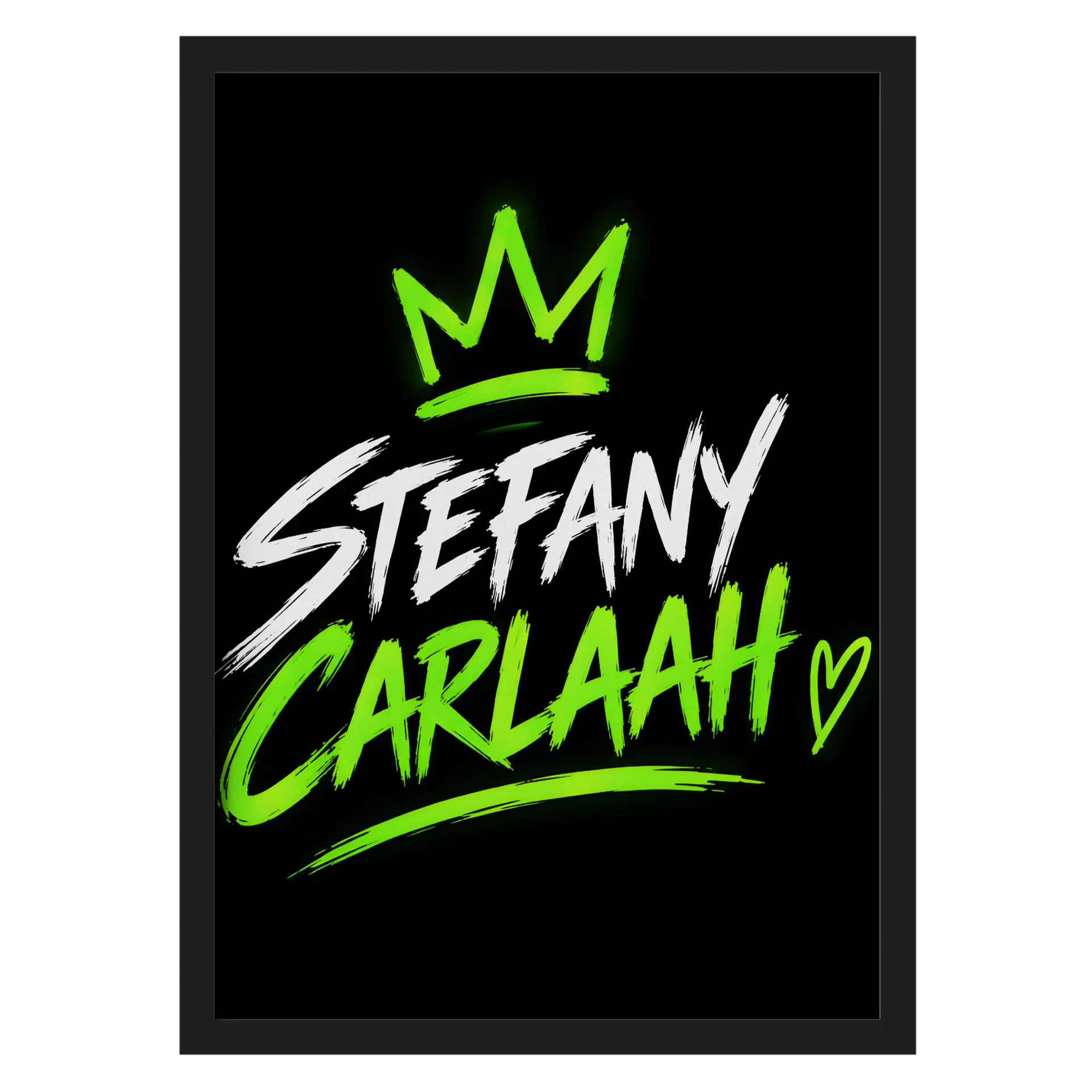Quadro A3 personalizado Com Vidro de Stefany Carlaah  — imagem 1 de 3