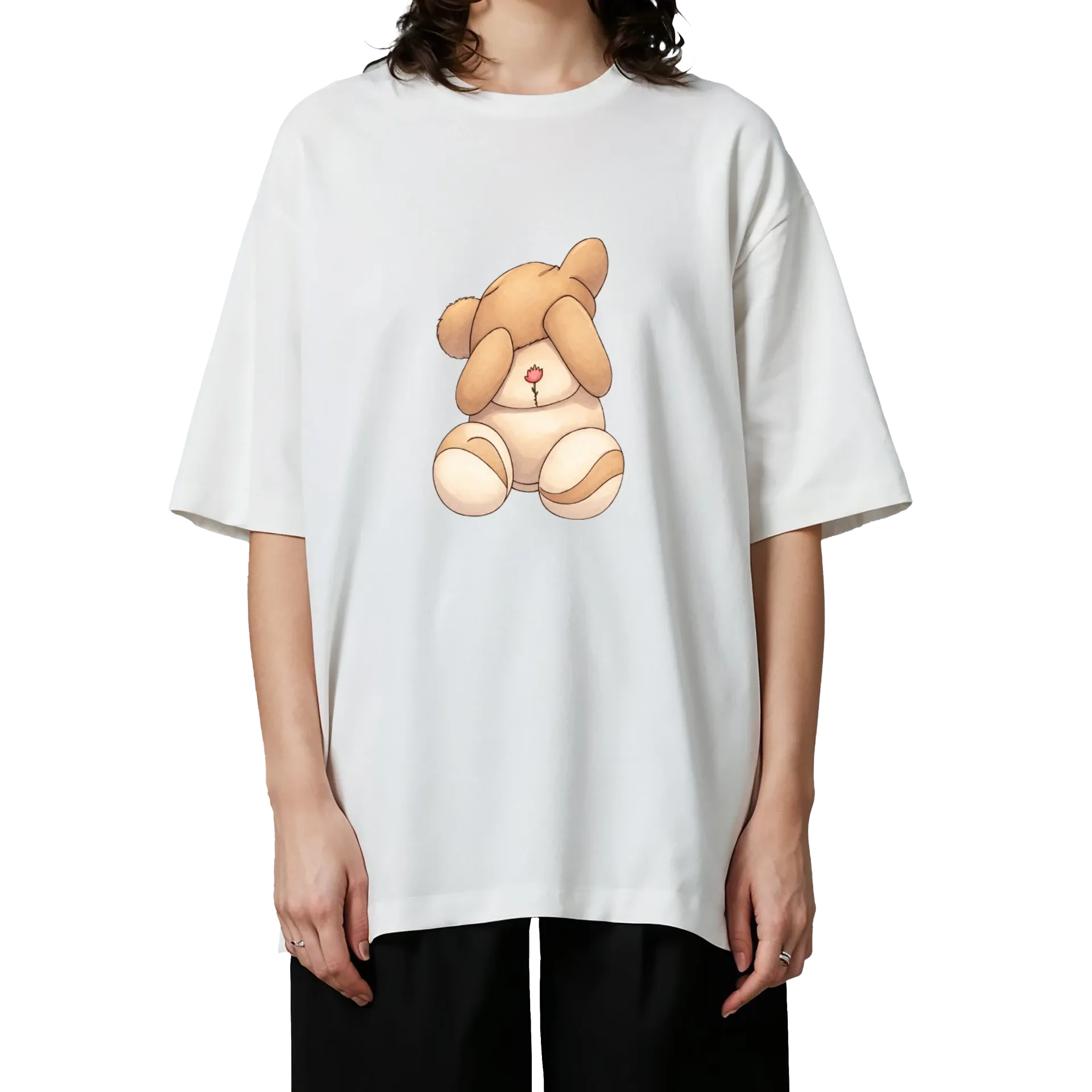 Camiseta Oversized Ursinho  - Imagem 3