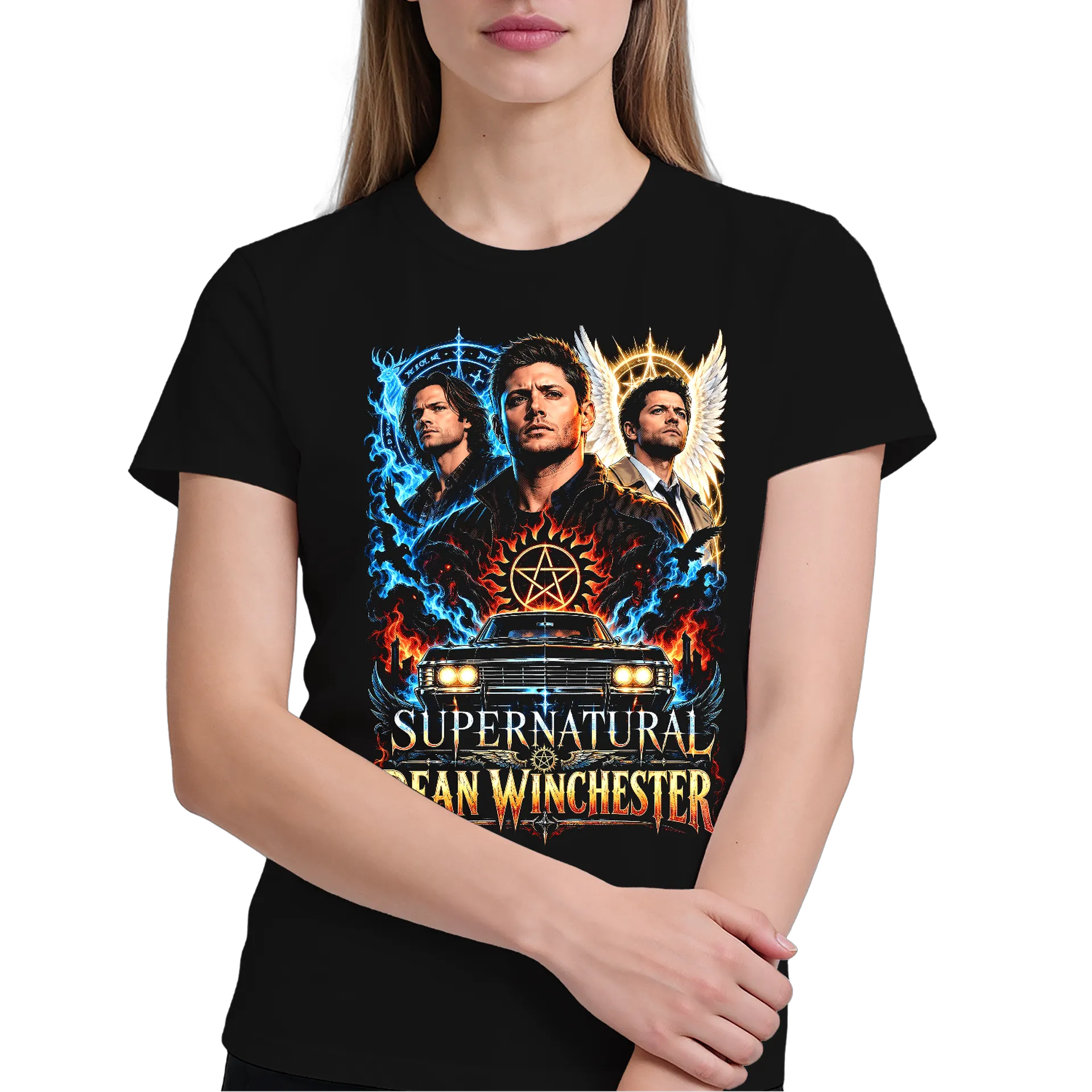 Camiseta personalizada Dean Winchester Supernatural Premium - Imagem 3