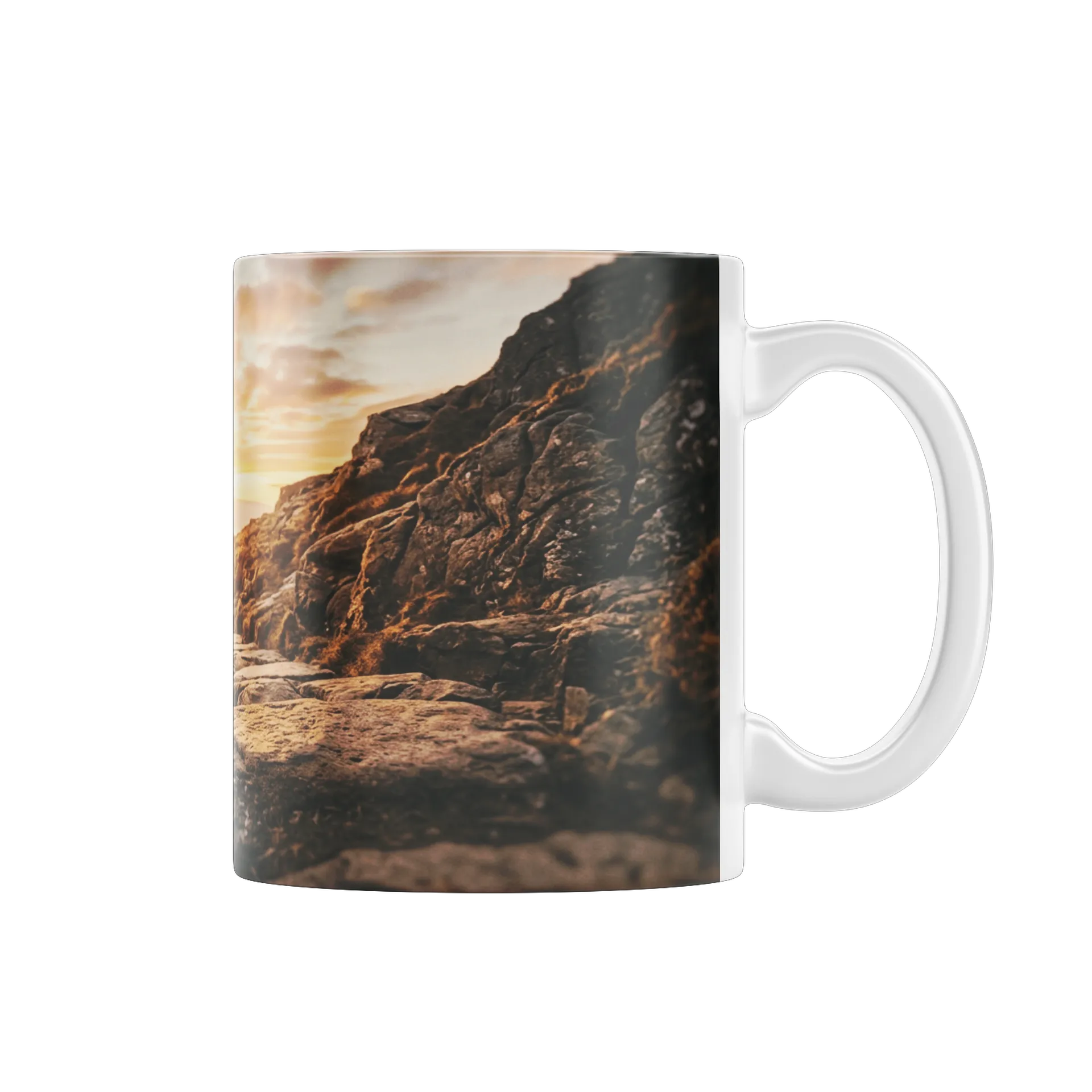 Caneca Paisagem Montanhosa ao Pôr do Sol 325ml - Imagem 2