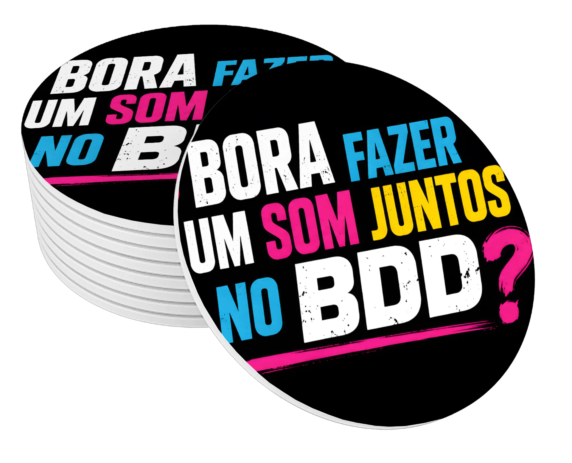 Porta-copos personalizado BDD bora fazer um som? - Imagem 1
