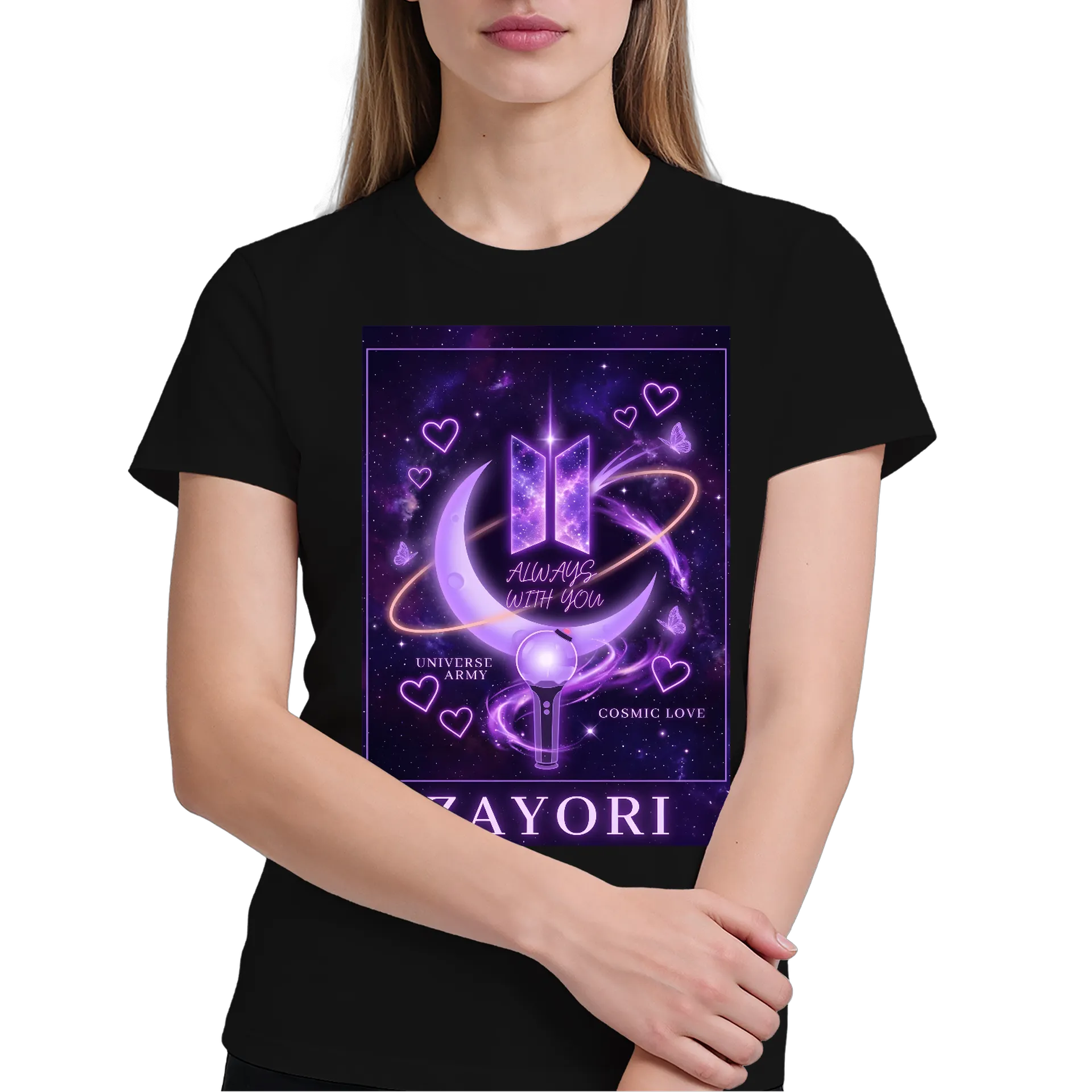Camiseta Zayori | Cosmic Love Roxo - Imagem 3