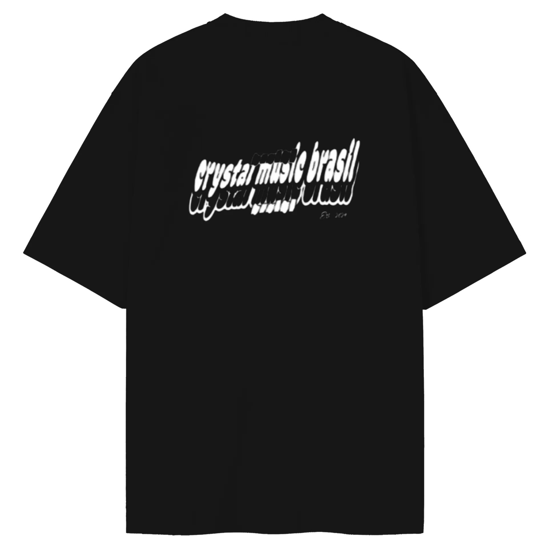 Camiseta Oversized CMB "Distortion" - Preto - Imagem 2