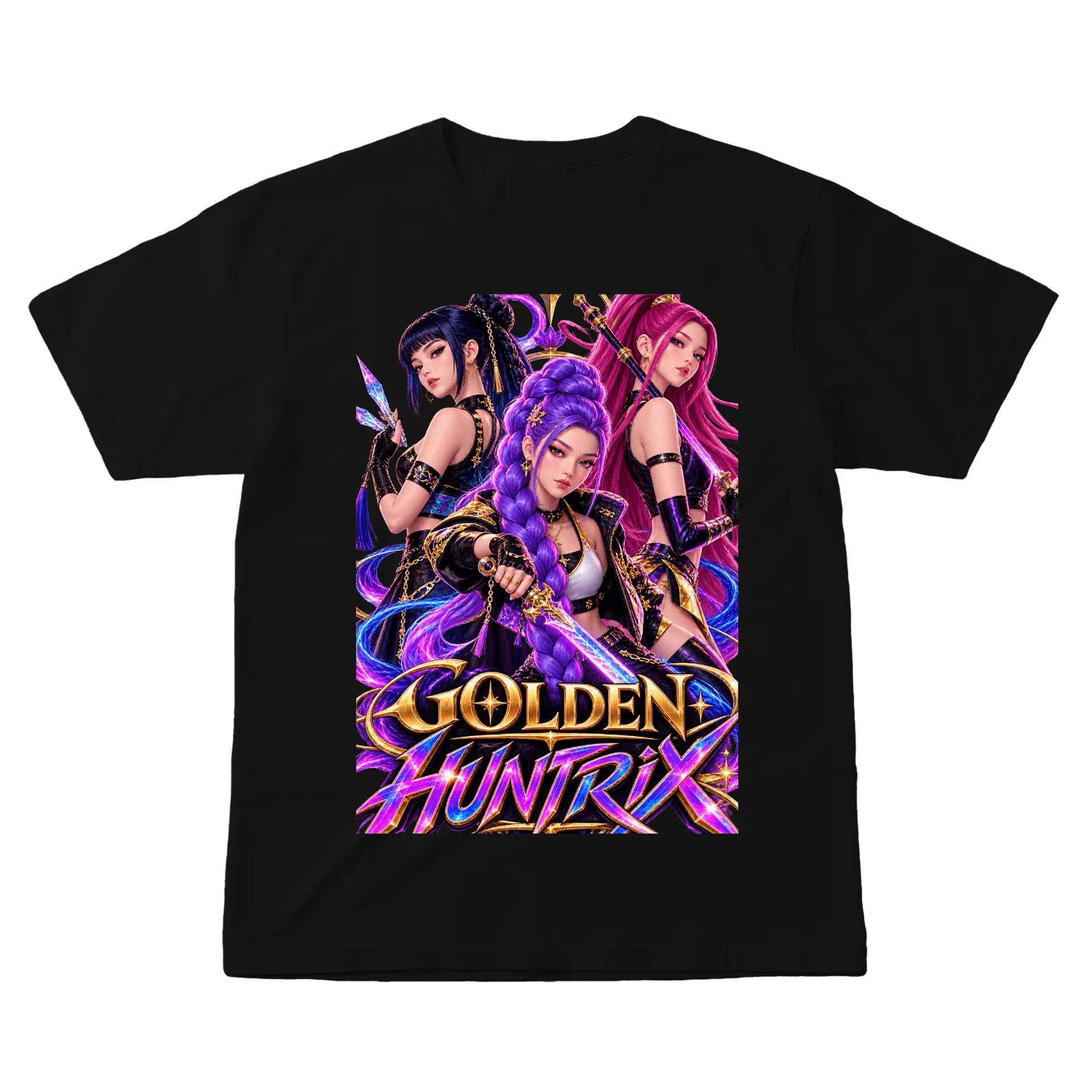 Camiseta Personalizada Huntrix de Essenza Art — imagem 1 de 6