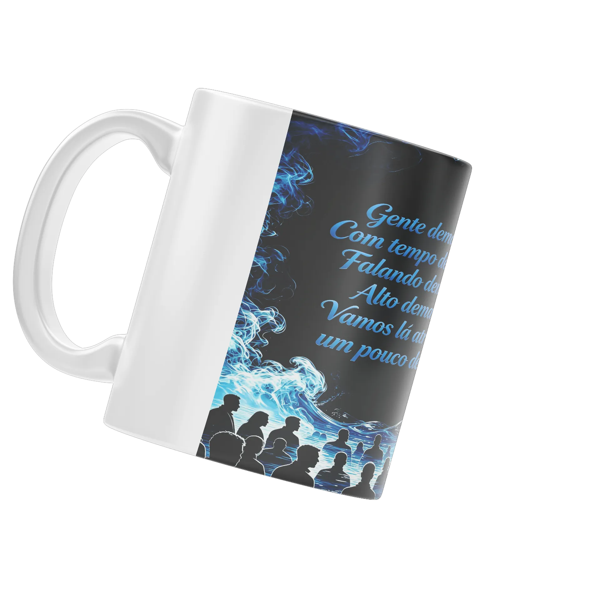 Caneca Frase Inspiradora Com Tempo Demais 325ml - Imagem 4