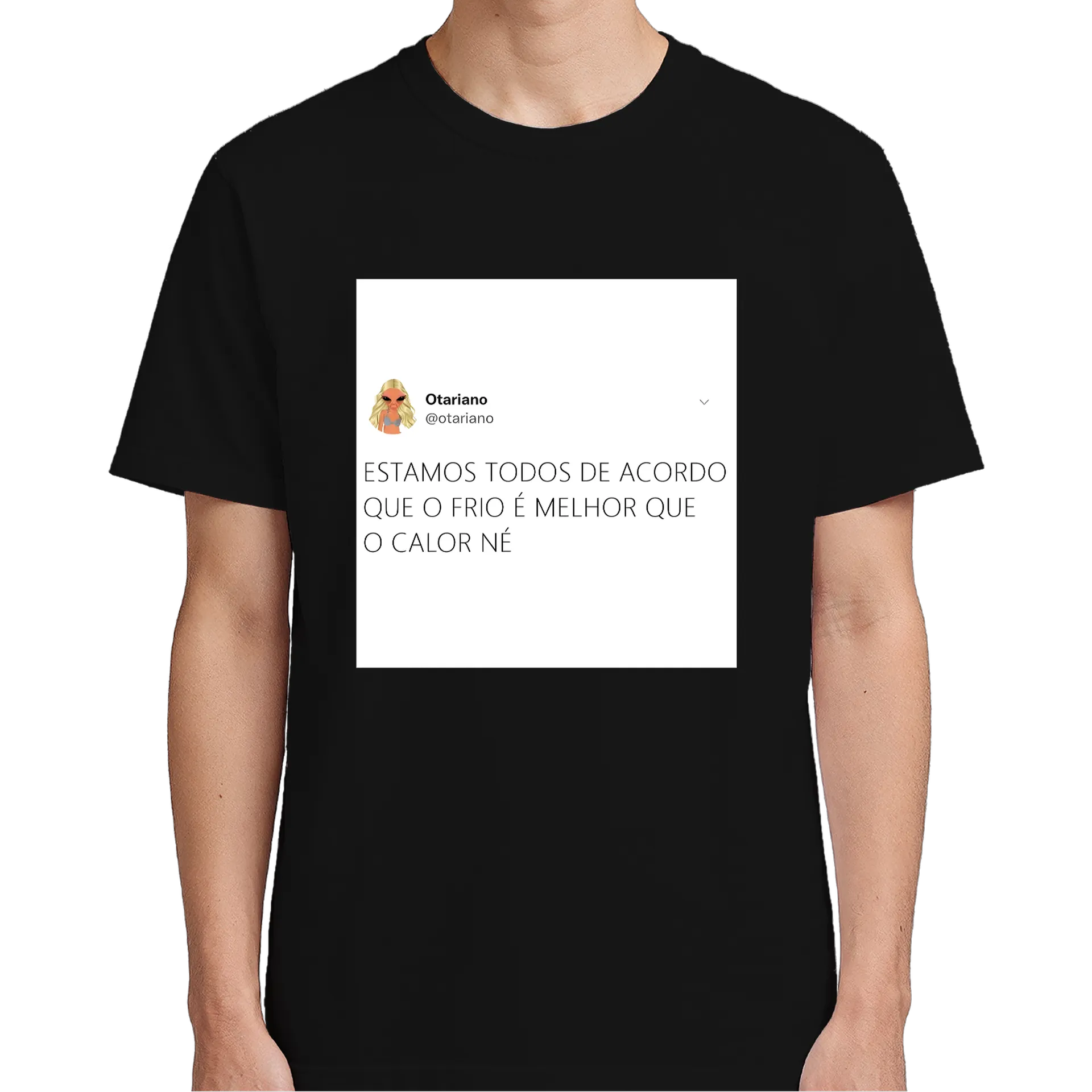 Camiseta Frase Tipográfica O Frio É Melhor 100% Algodão de demersonlastoria02 — imagem 4 de 6