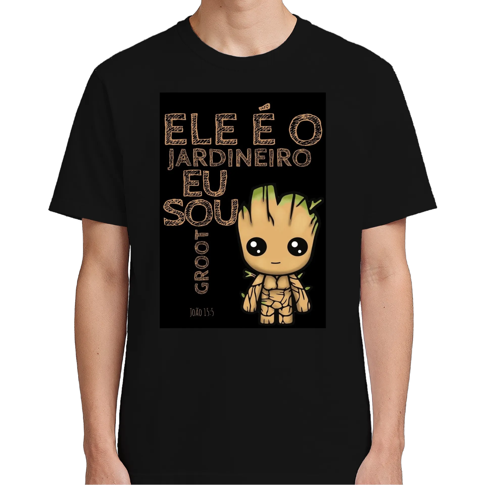 Camiseta Groot Jardineiro 100% Algodão - Imagem 5