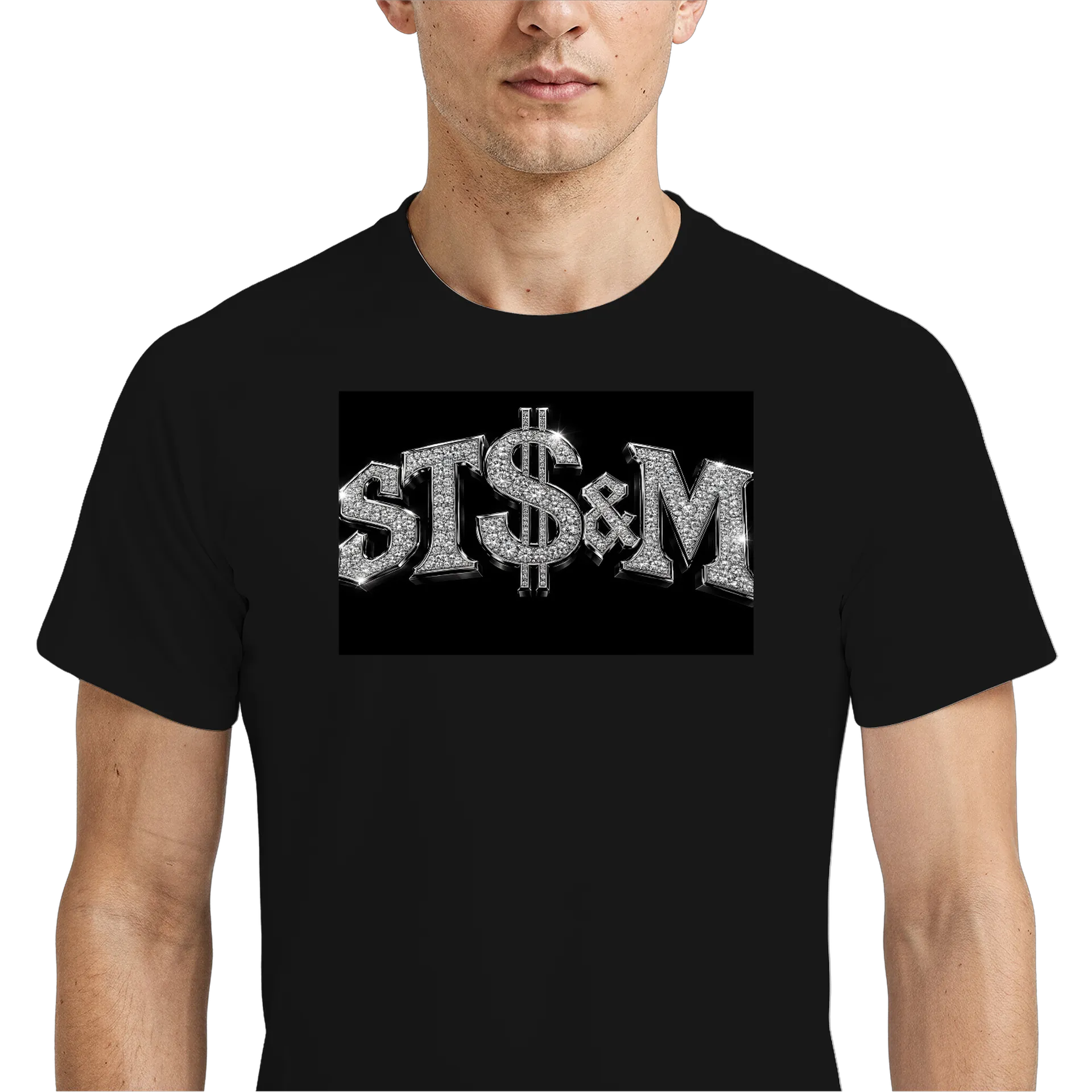 Camiseta Dry Fit Estampa Tipográfica de Diamantes - Imagem 4