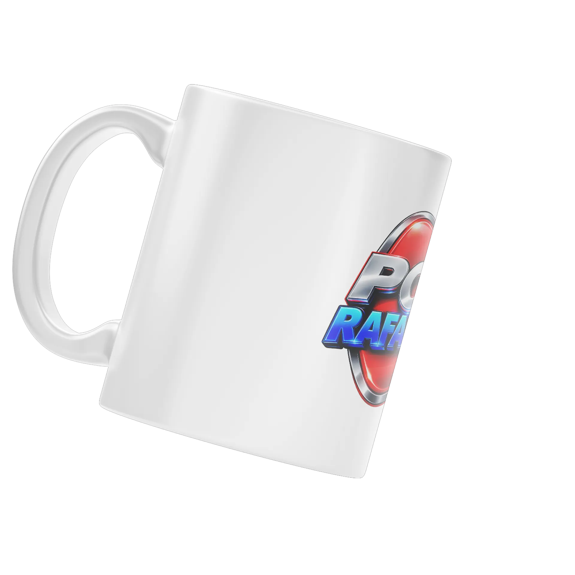Caneca Logo Portal Rafael Ungido TV 325ml de Cerâmica de Clube do Rafael Ungido  — imagem 3 de 4