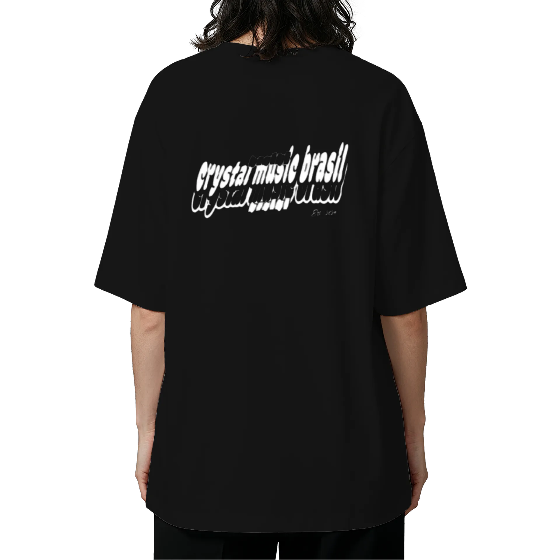 Camiseta Oversized CMB "Distortion" - Preto - Imagem 5