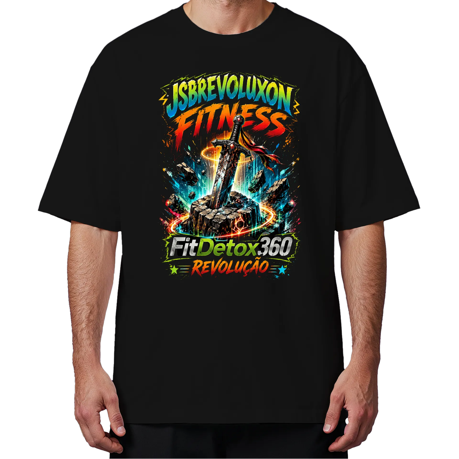 Camiseta Oversized jsbrevoluxon Street Iron - Imagem 4