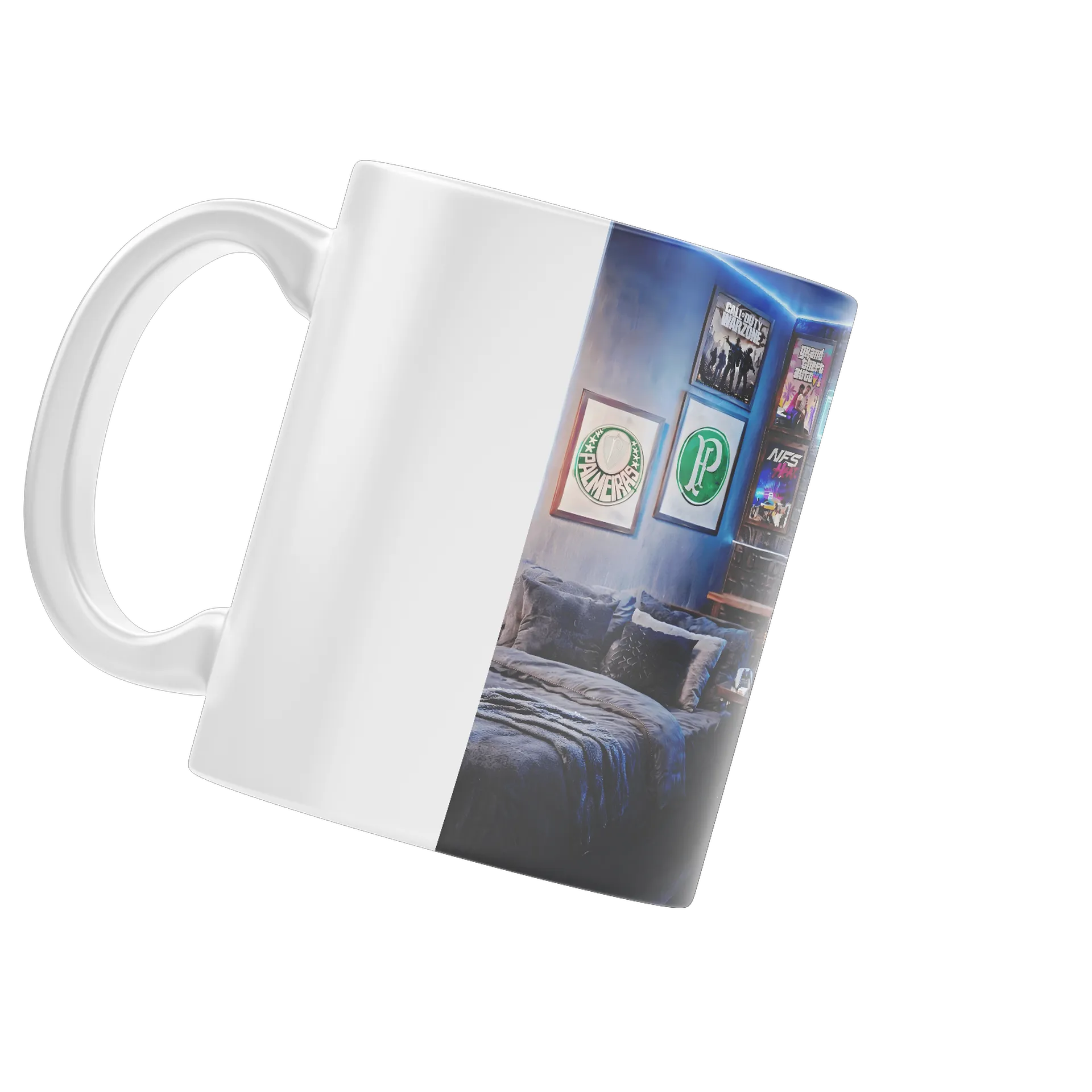 Caneca Daniel Gamer Streamer Quarto Neon 325ml - Imagem 3