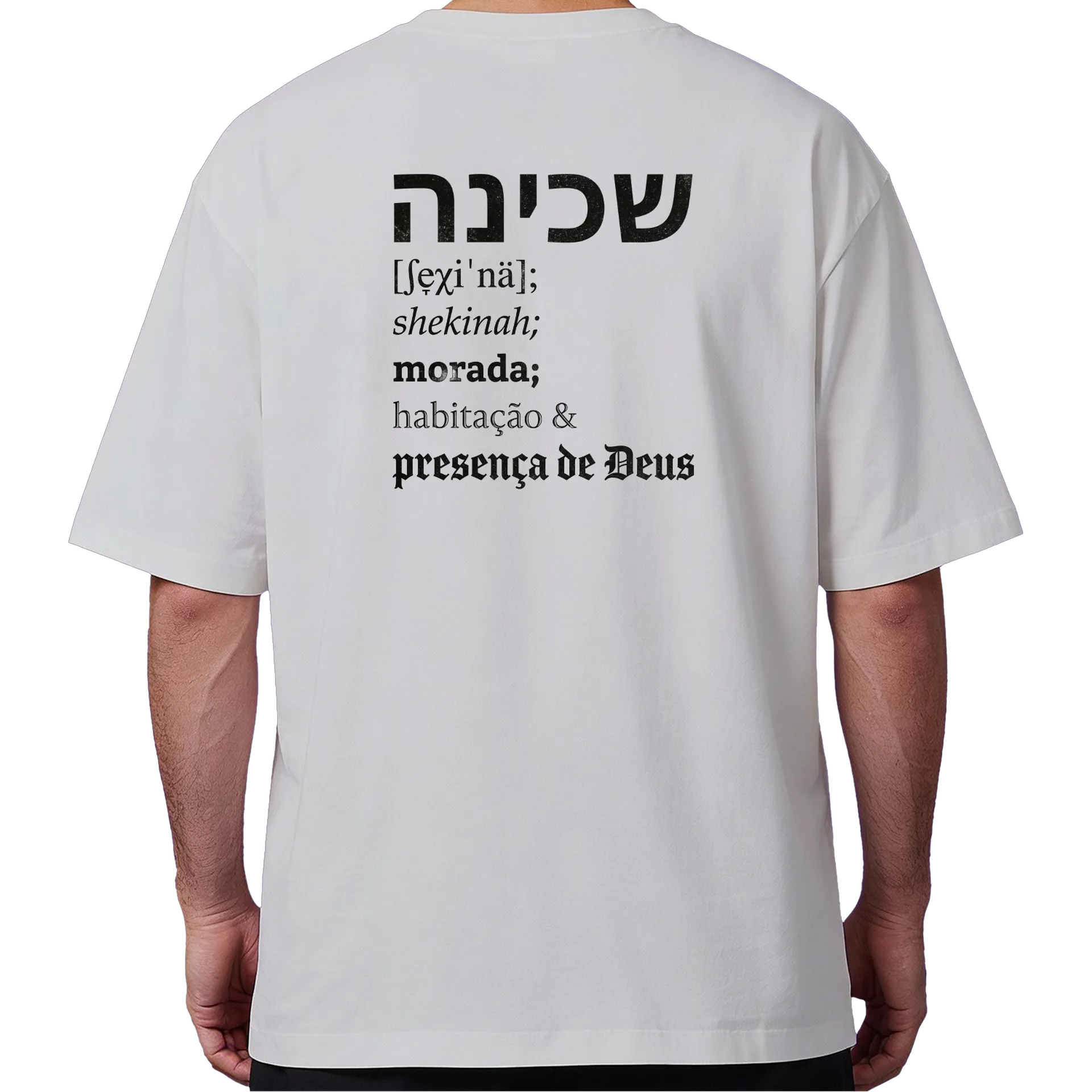 Camiseta Skn Hebraico White - Imagem 6
