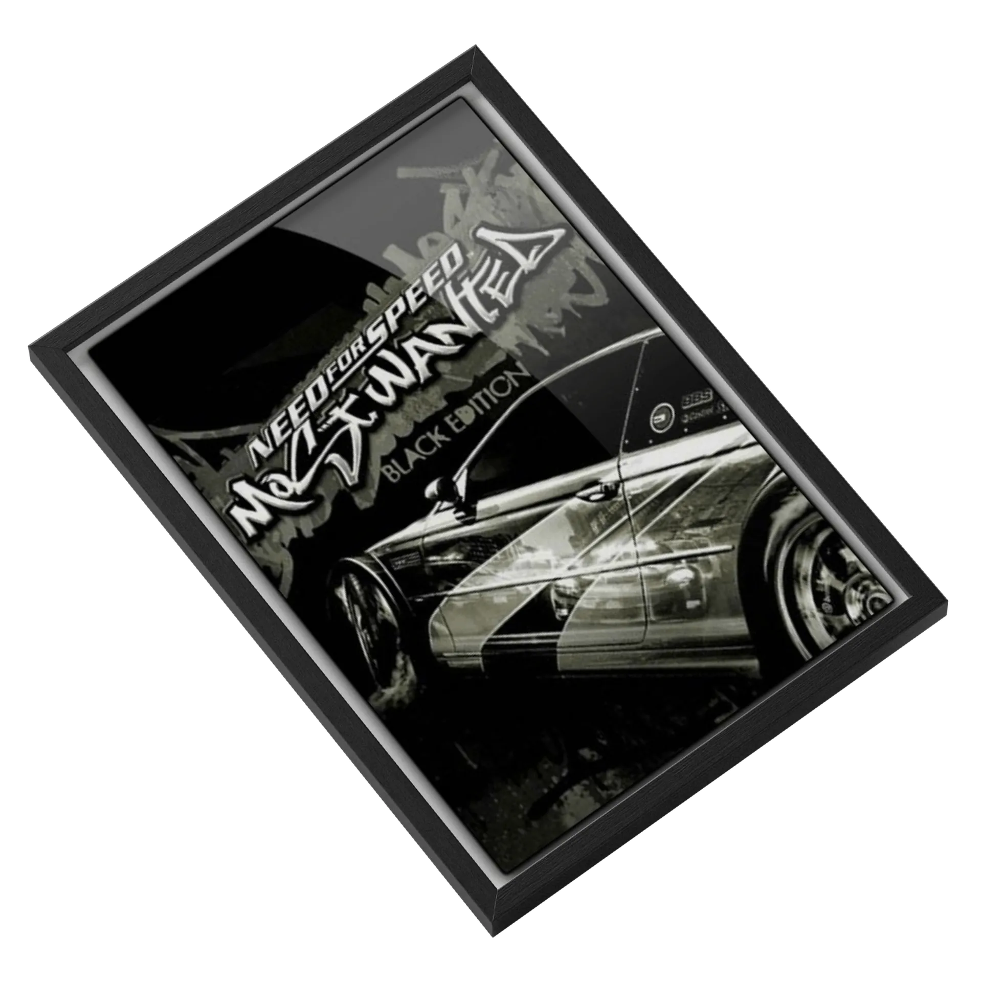 Quadro Need for Speed Most Wanted A3 MDF e Vidro - Imagem 2