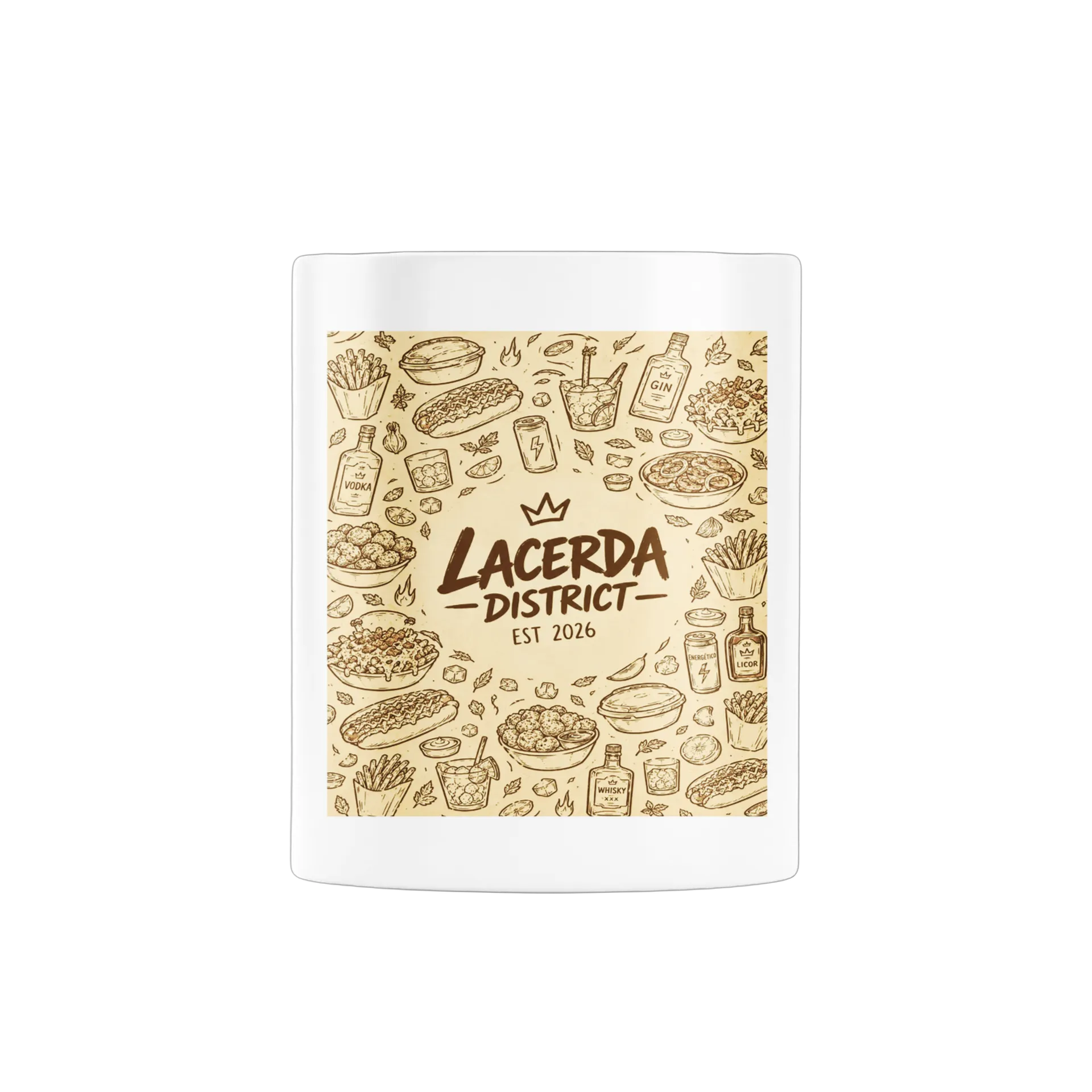 Caneca Porcelana Lacerda District 325ml de Universe Garage — imagem 1 de 4