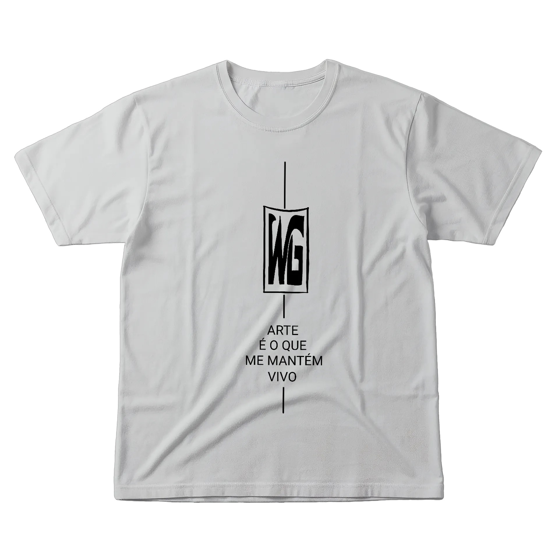 Camiseta Corvo com Capuz Ilustração Monocromática 100% - Imagem 1