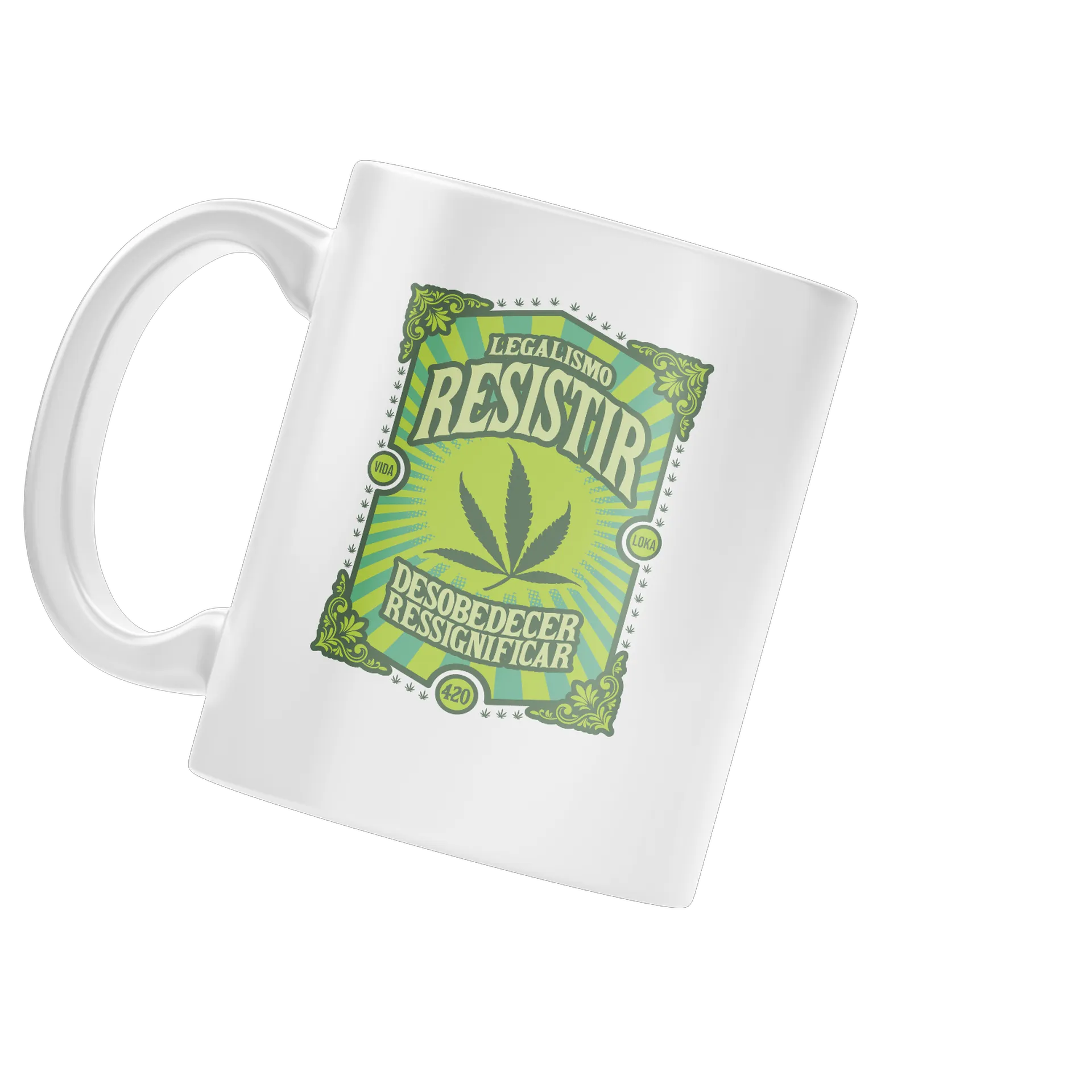 Caneca Porcelana Resistir Legalismo 325ml - Imagem 3