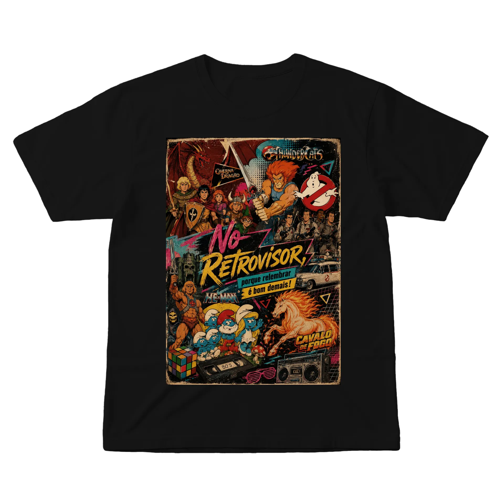 Camiseta Desenhos anos 80 - Imagem 1
