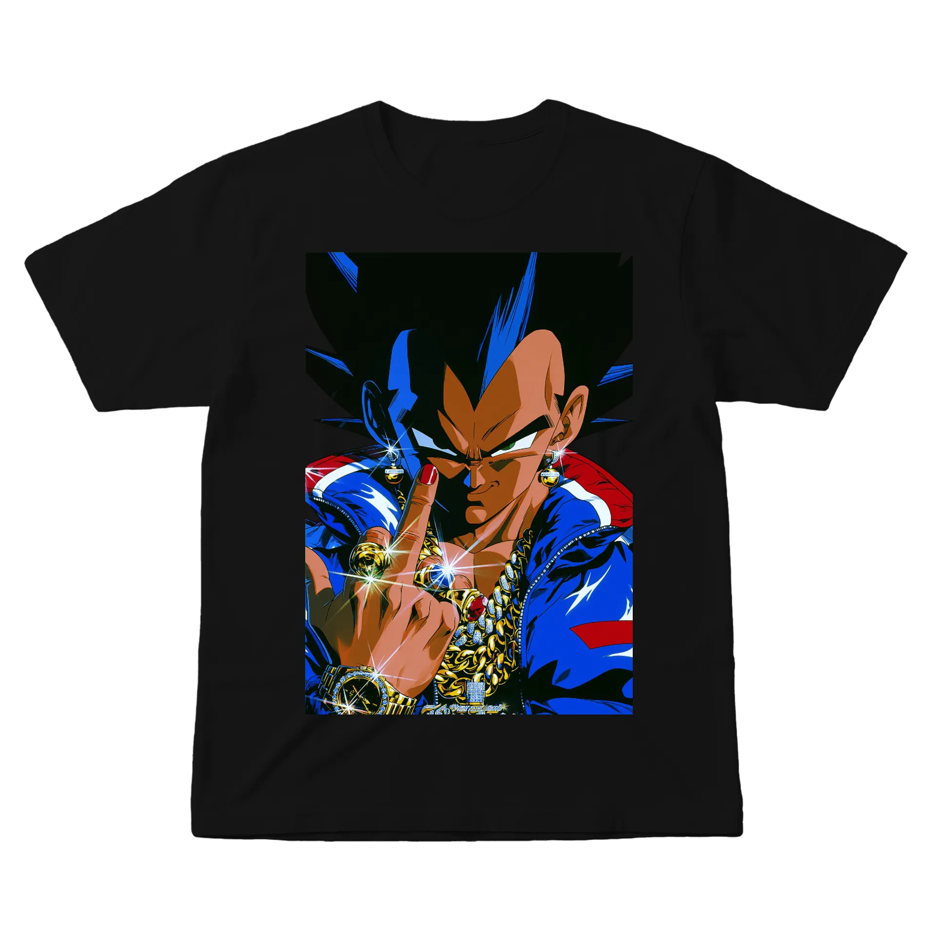 Camiseta "Prince of All Saiyans" (Vegeta) de costellaxx — imagem 1 de 6