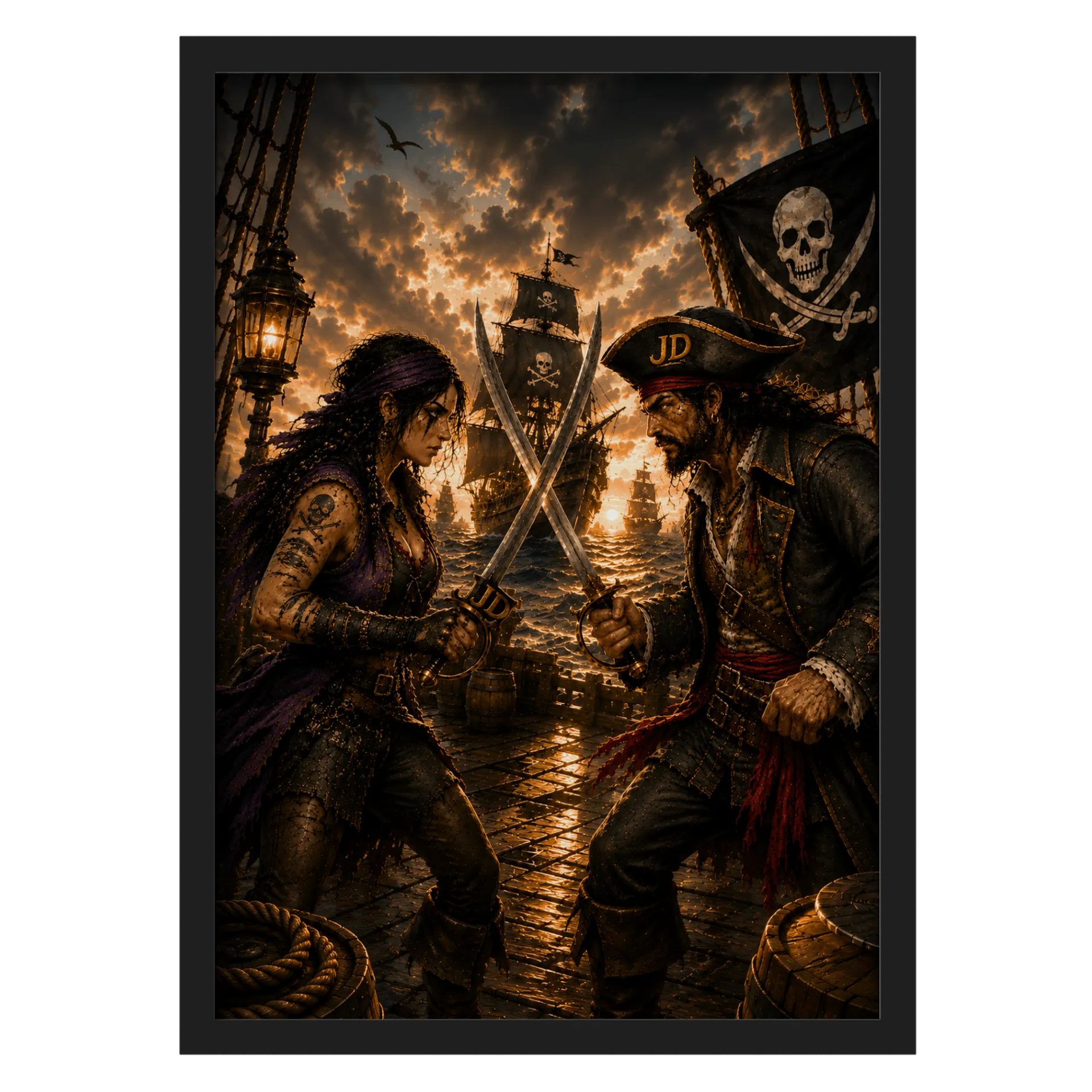 Quadro A3 personalizado Com Vidro - Imagem 1