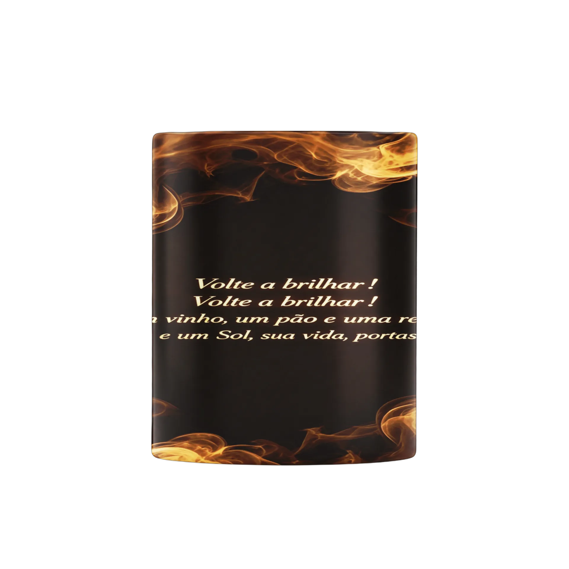 Caneca Porcelana Frases Poéticas 325ml - Imagem 3