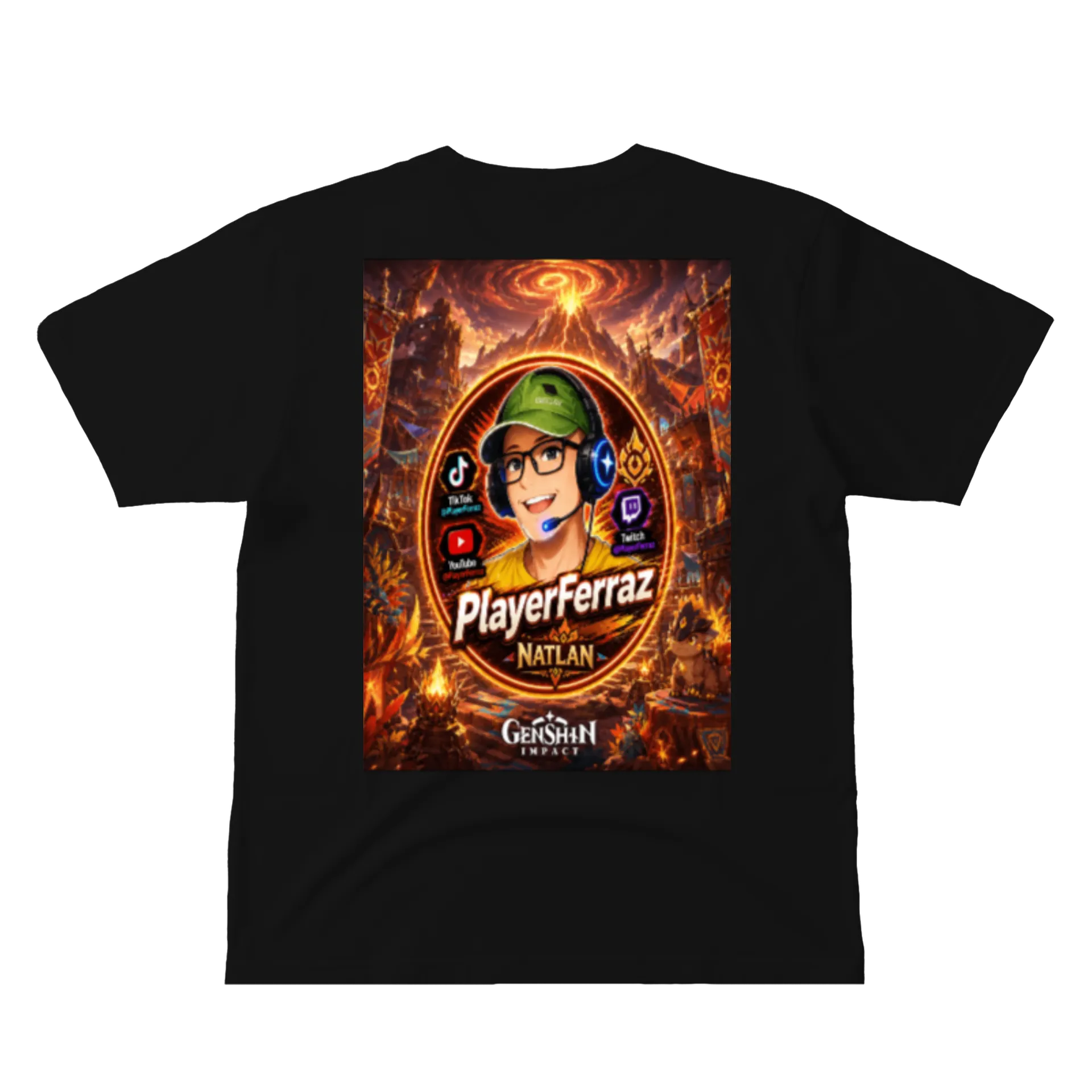 Camiseta Natlan - Genshin Impact by PlayerFerraz - Imagem 3