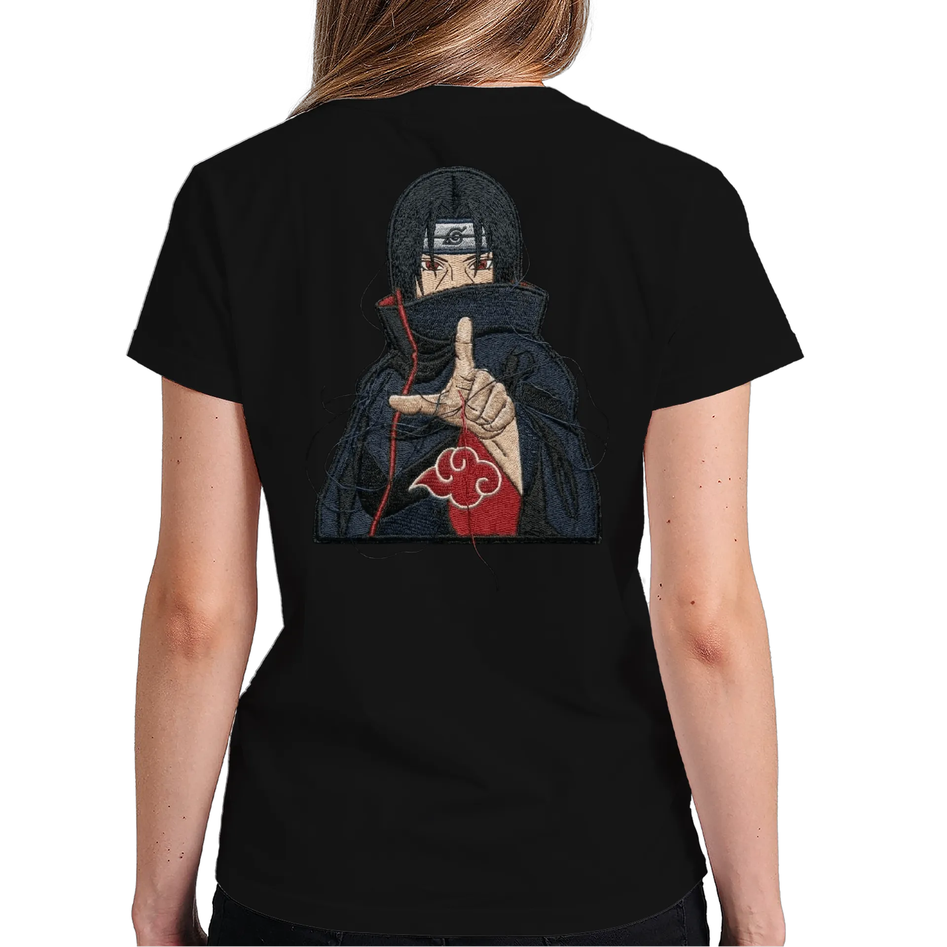 Camiseta Itachi Uchiha Akatsuki Anime 100% Algodão - Imagem 5
