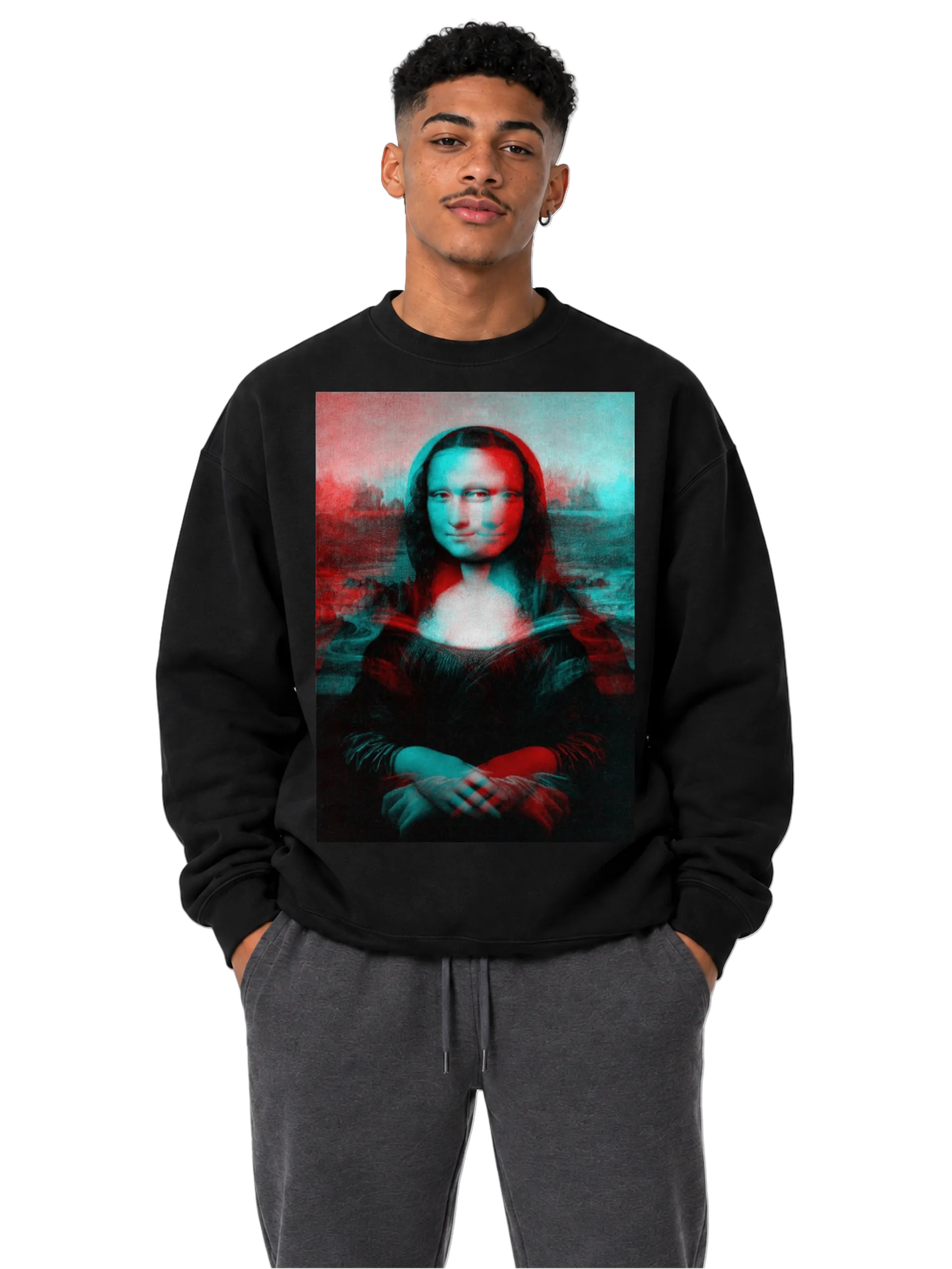 Suéter Moletom Mona Lisa  de Frère Streetwear — imagem 3 de 6