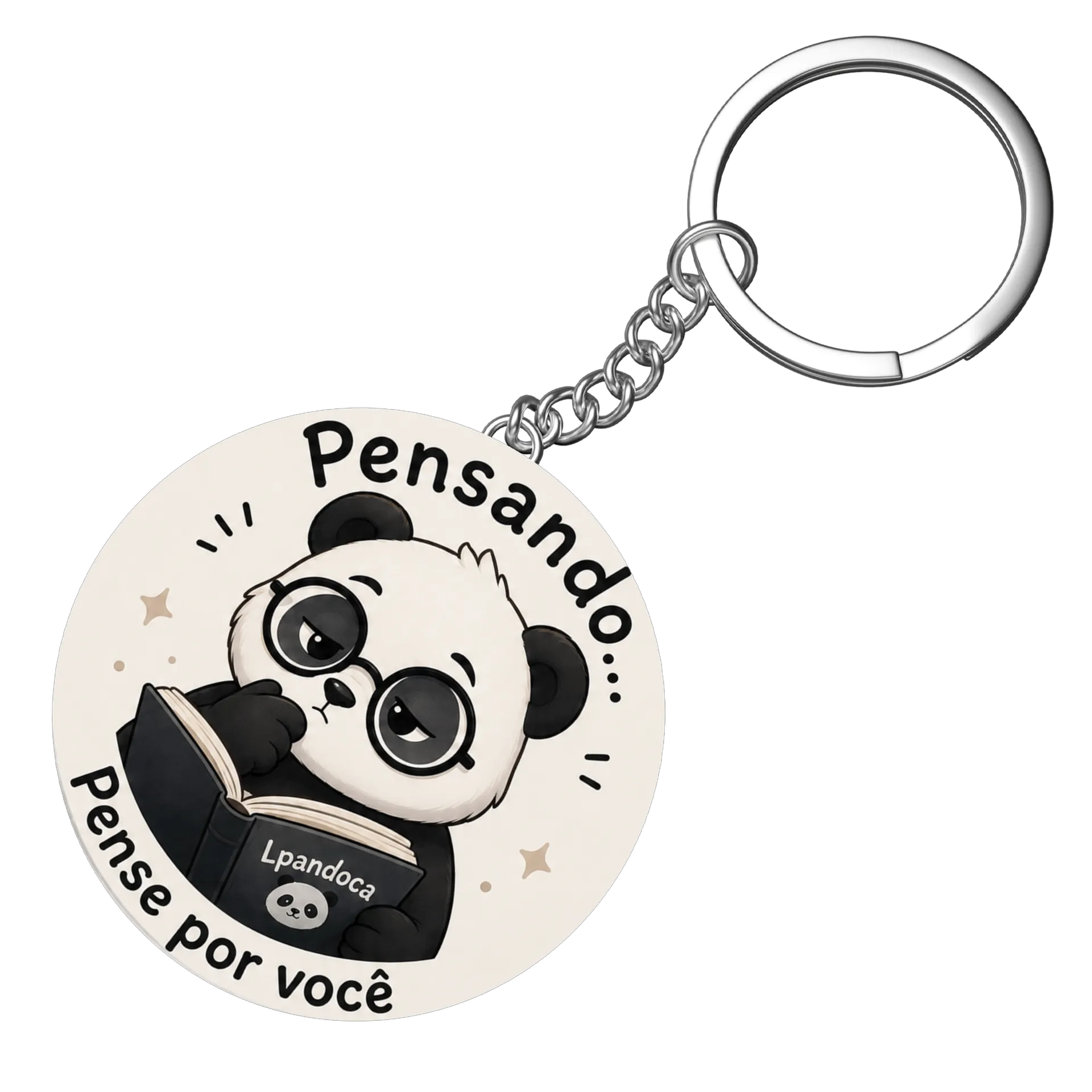 Chaveiro do panda pensando - Imagem 4