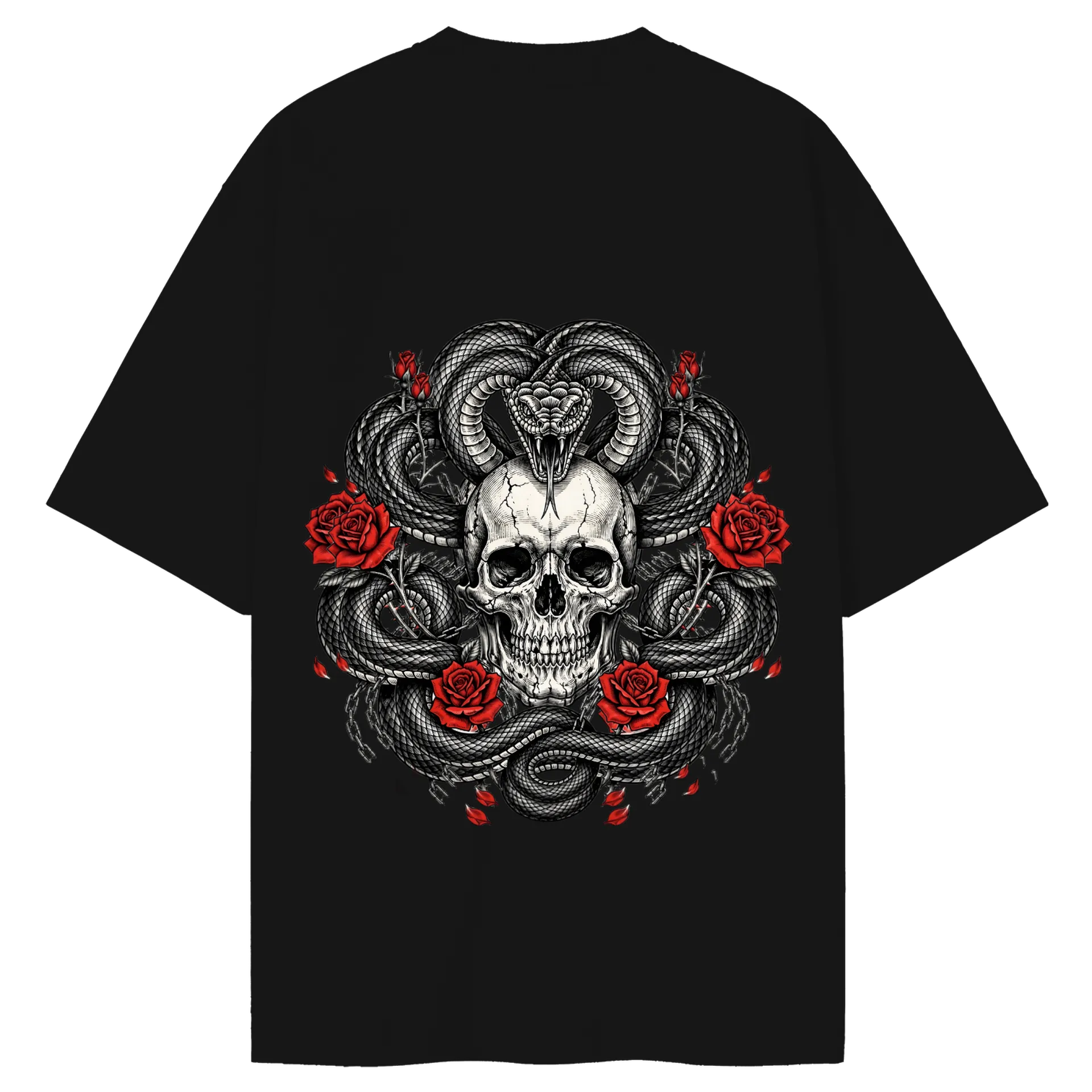 Camiseta Oversized caveira  - Imagem 2