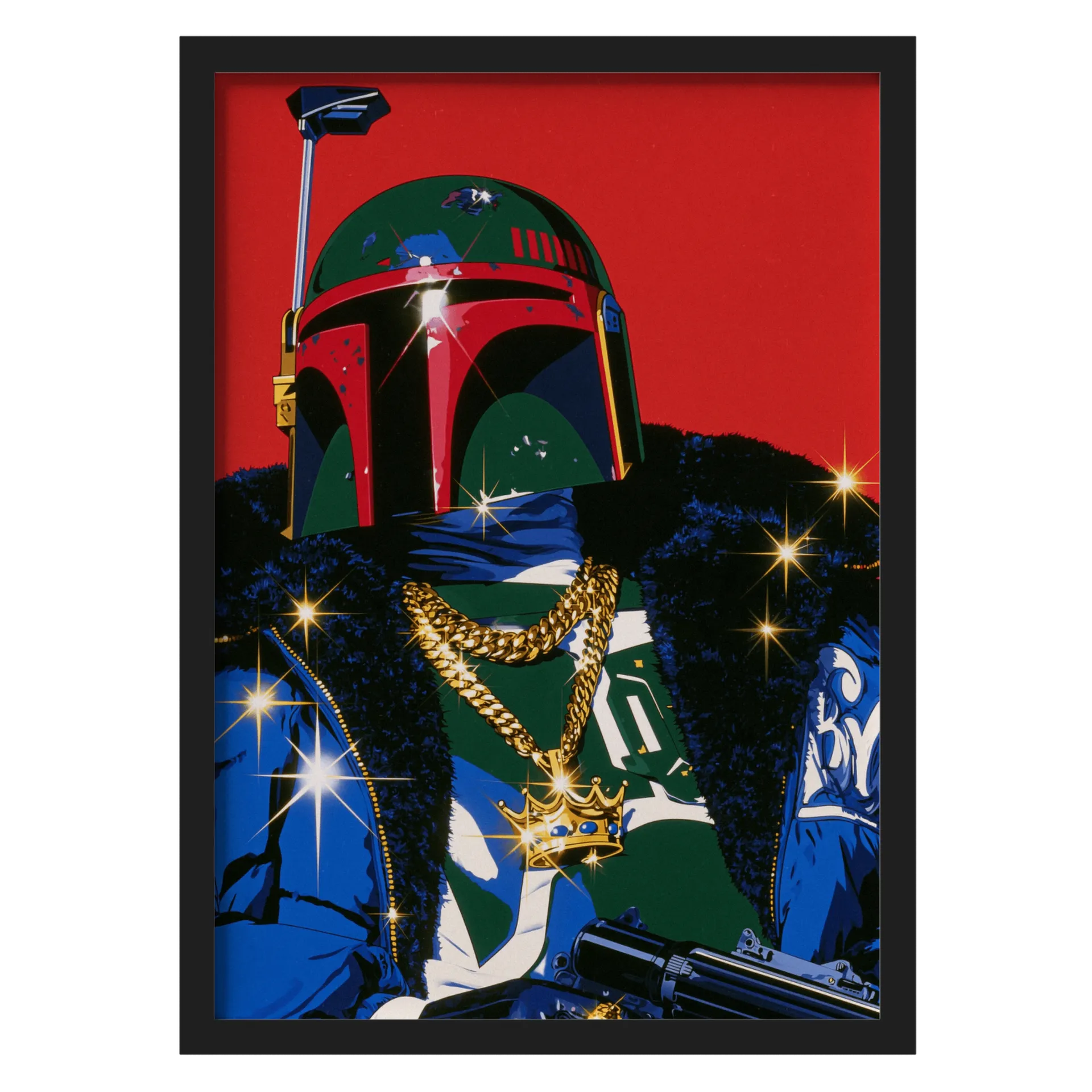 Quadro Boba Fett Star Wars – A Presença Lendária - Imagem 1