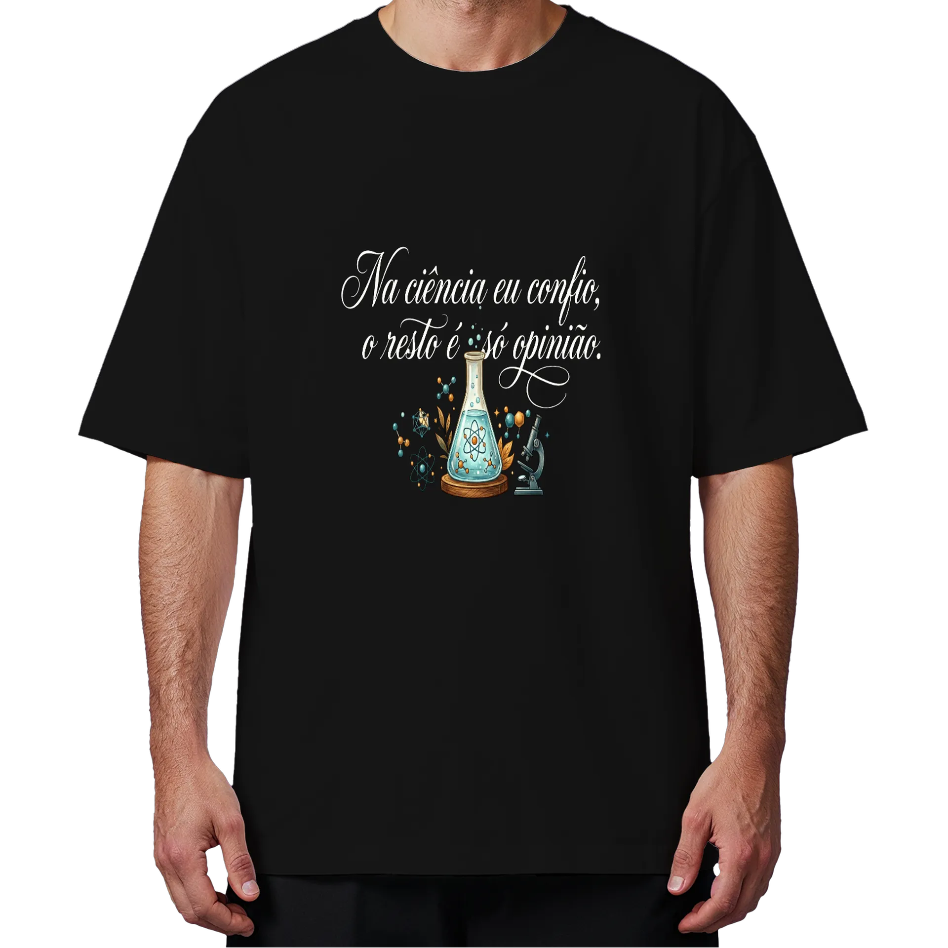 Camiseta Oversized ciencia - Imagem 4