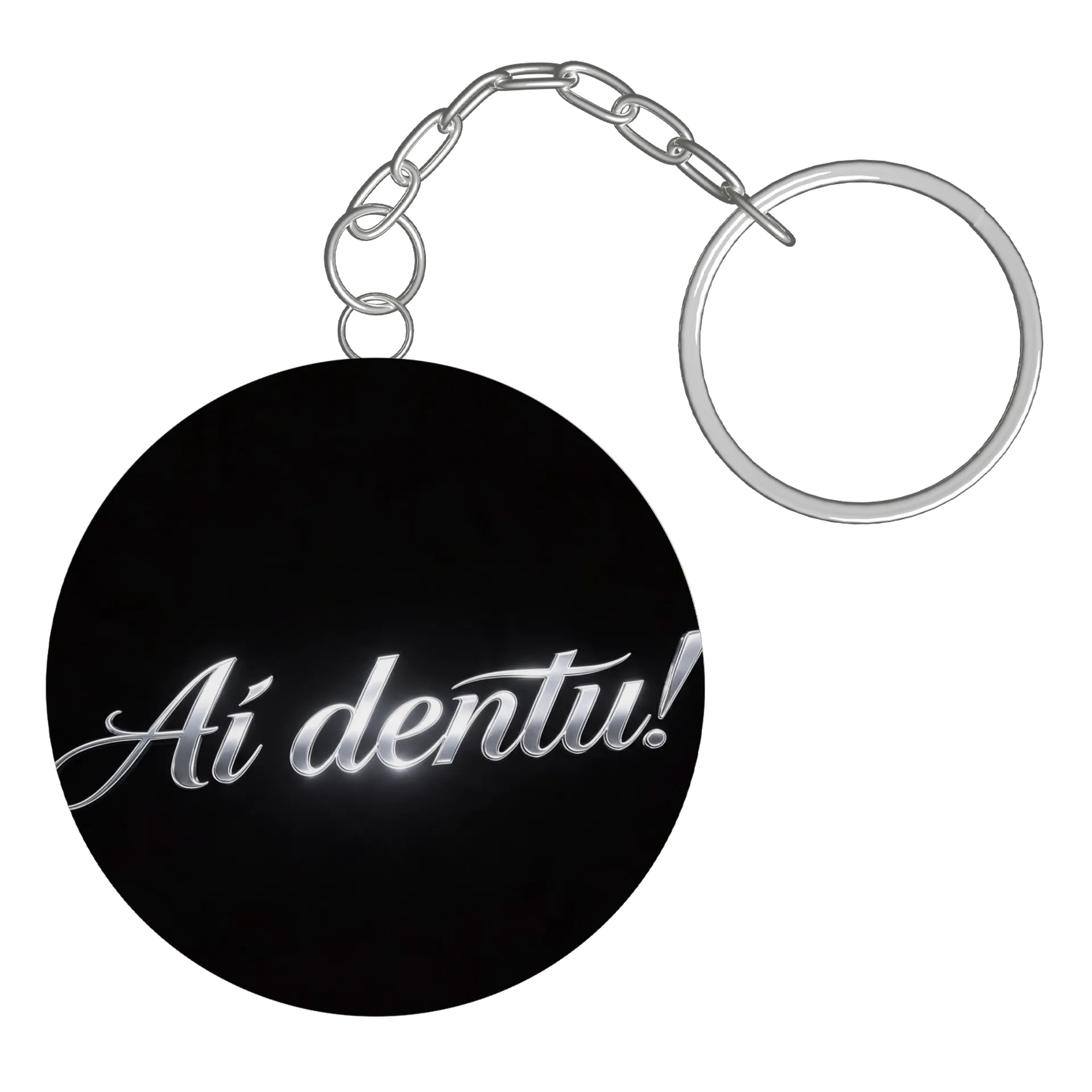 Chaveiro MDF Estampa Ái dentu - Imagem 3