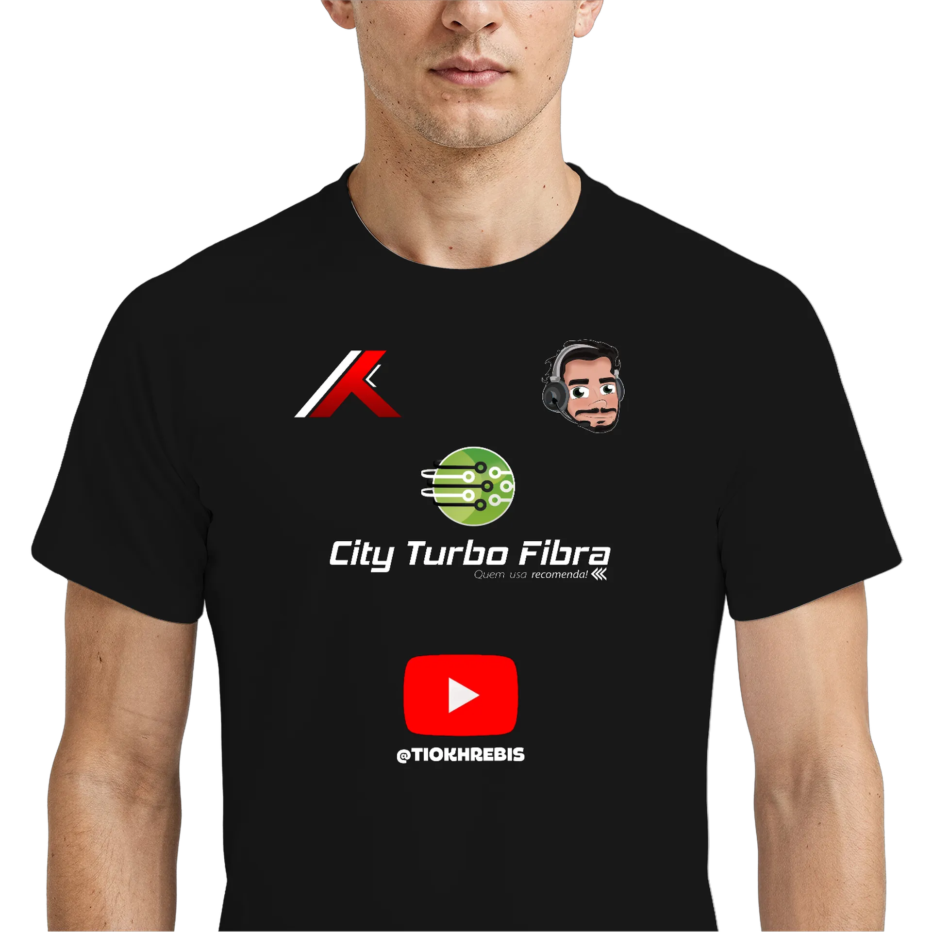Camiseta Dry Fit Estampa Oficial streaming 100% Polyester - Imagem 4