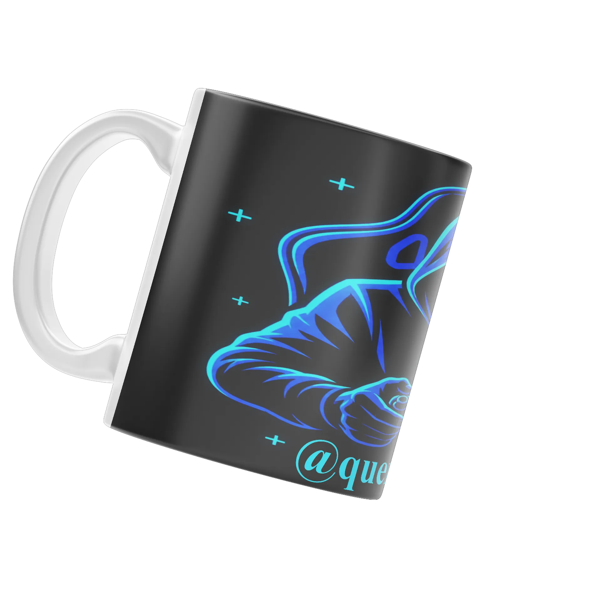Caneca Personalizada Estampa Neon Astronauta 325ml - Imagem 4