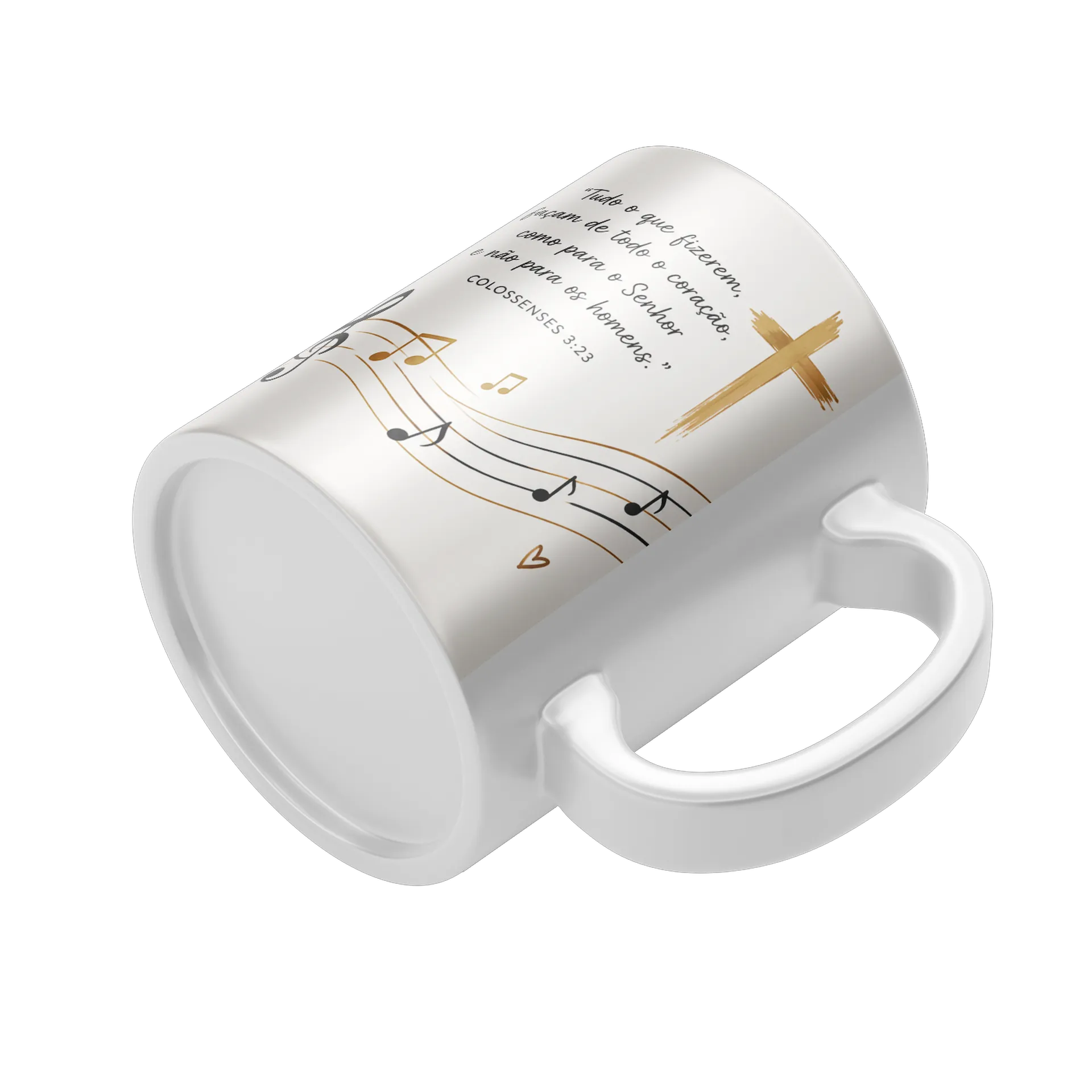 Caneca Porcelana Personalizada Cantar - Imagem 4