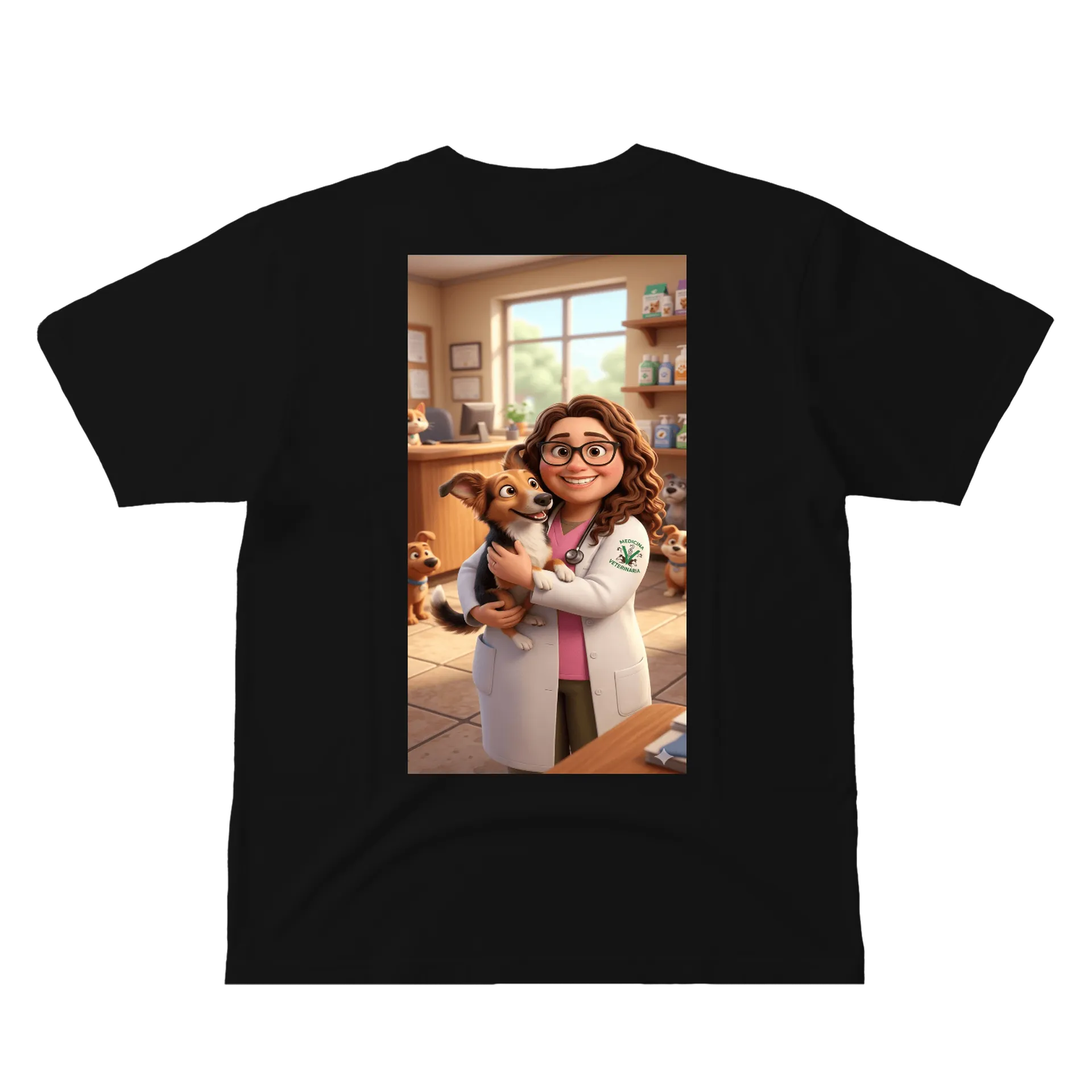 Camiseta personalizada vet feliz - Imagem 3